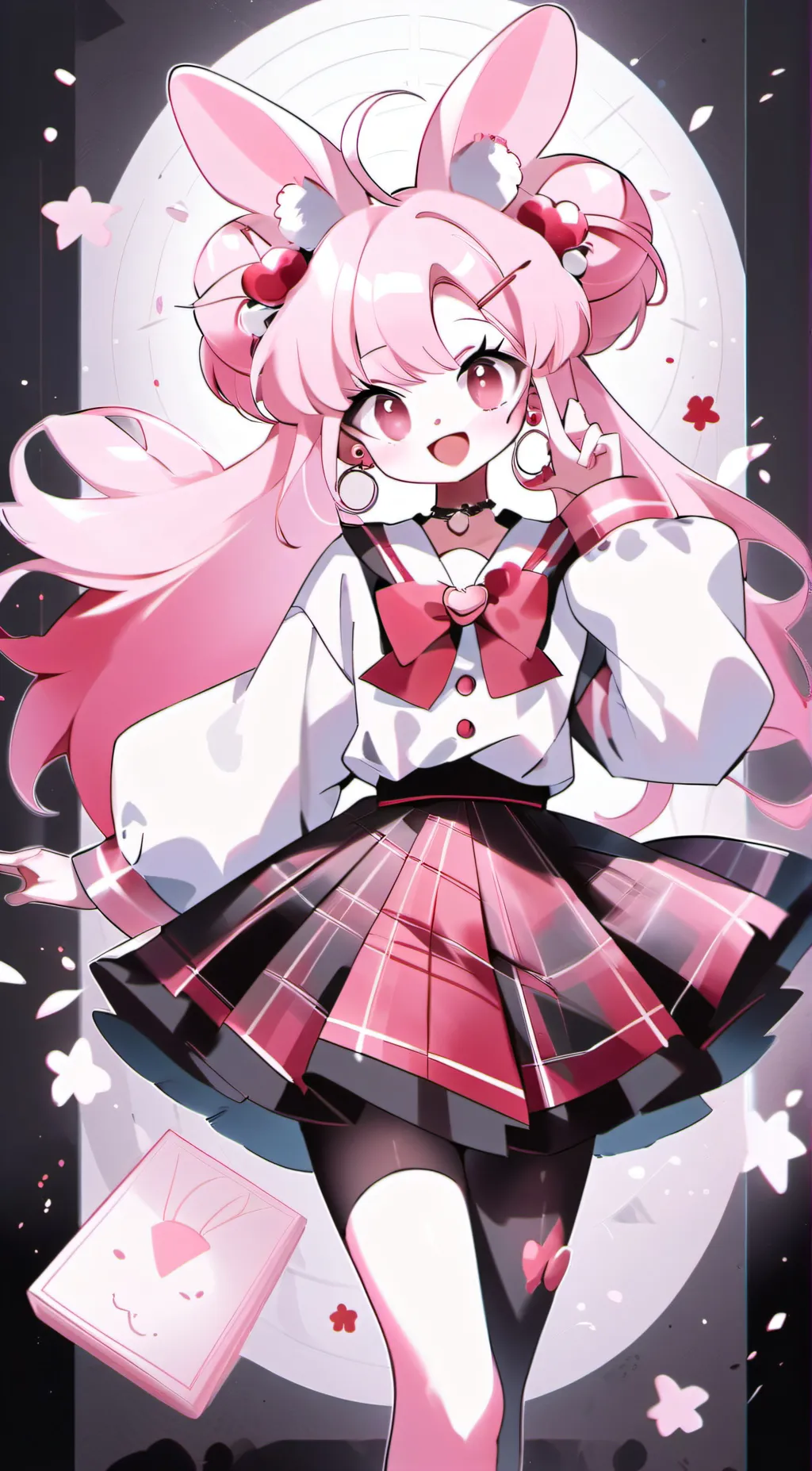 ai character: Schoolgirl Sylveon background