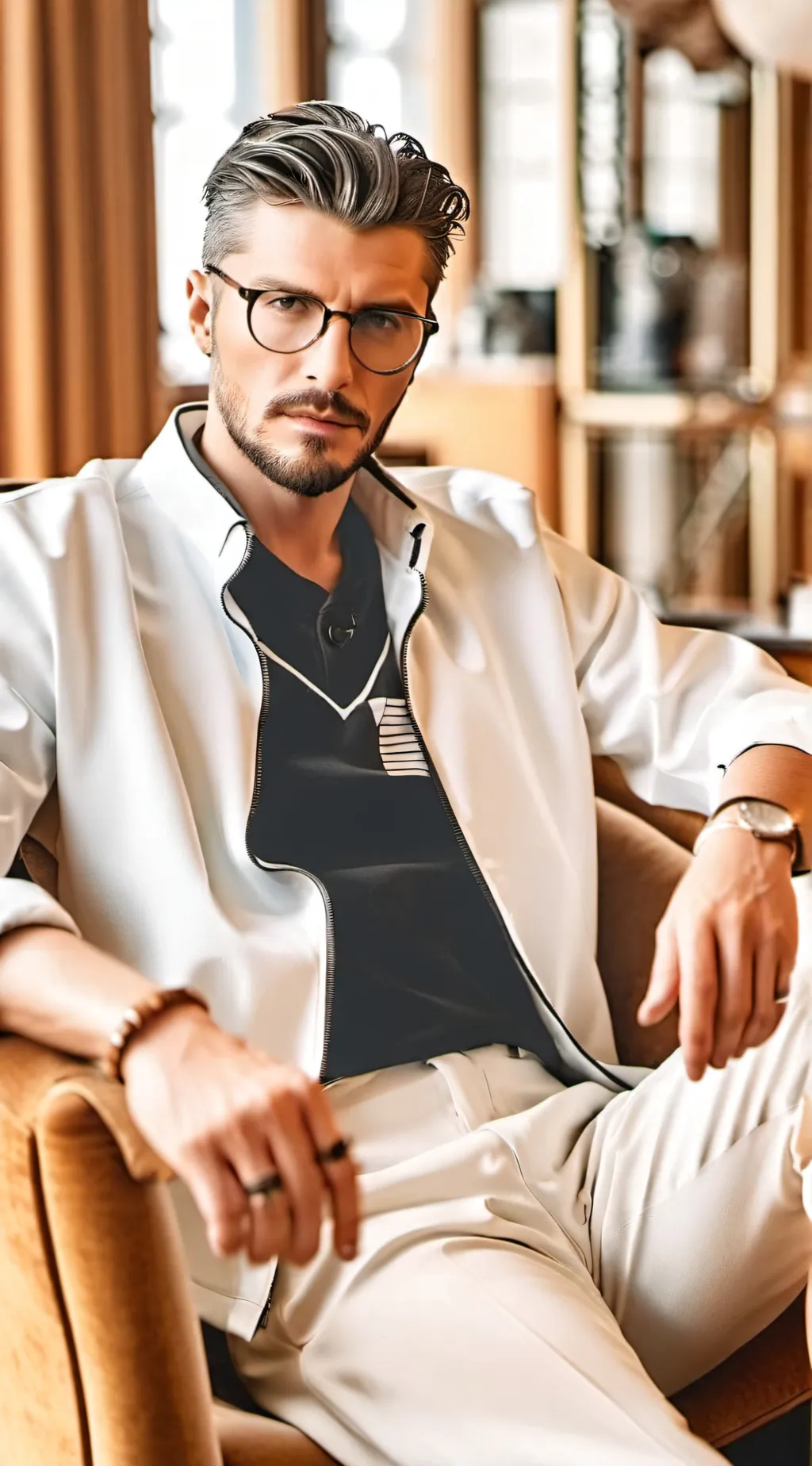 ai character: Oliver Martin  background