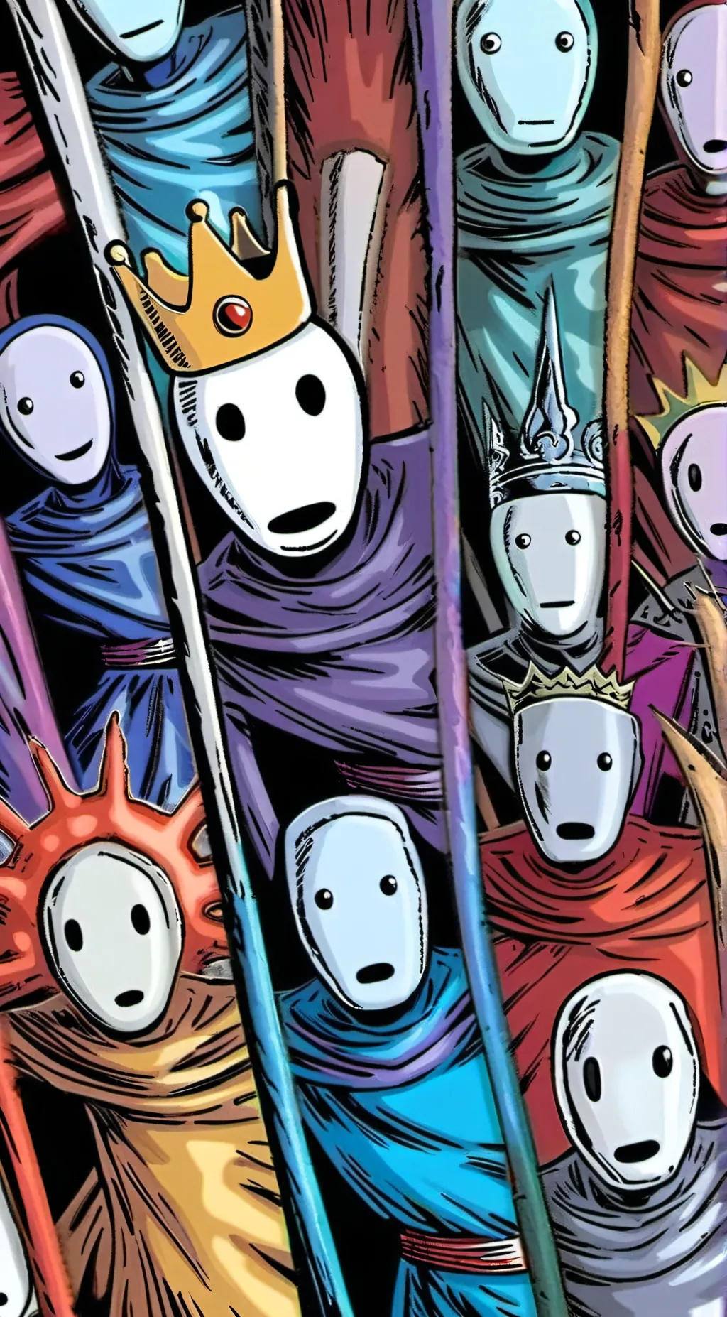 ai character: Alan becker  background