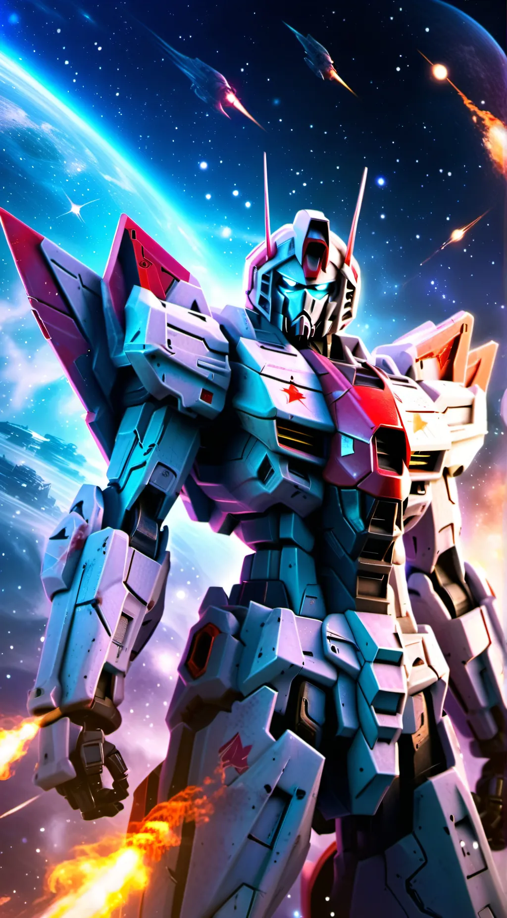 ai character: starscreamXMegs background