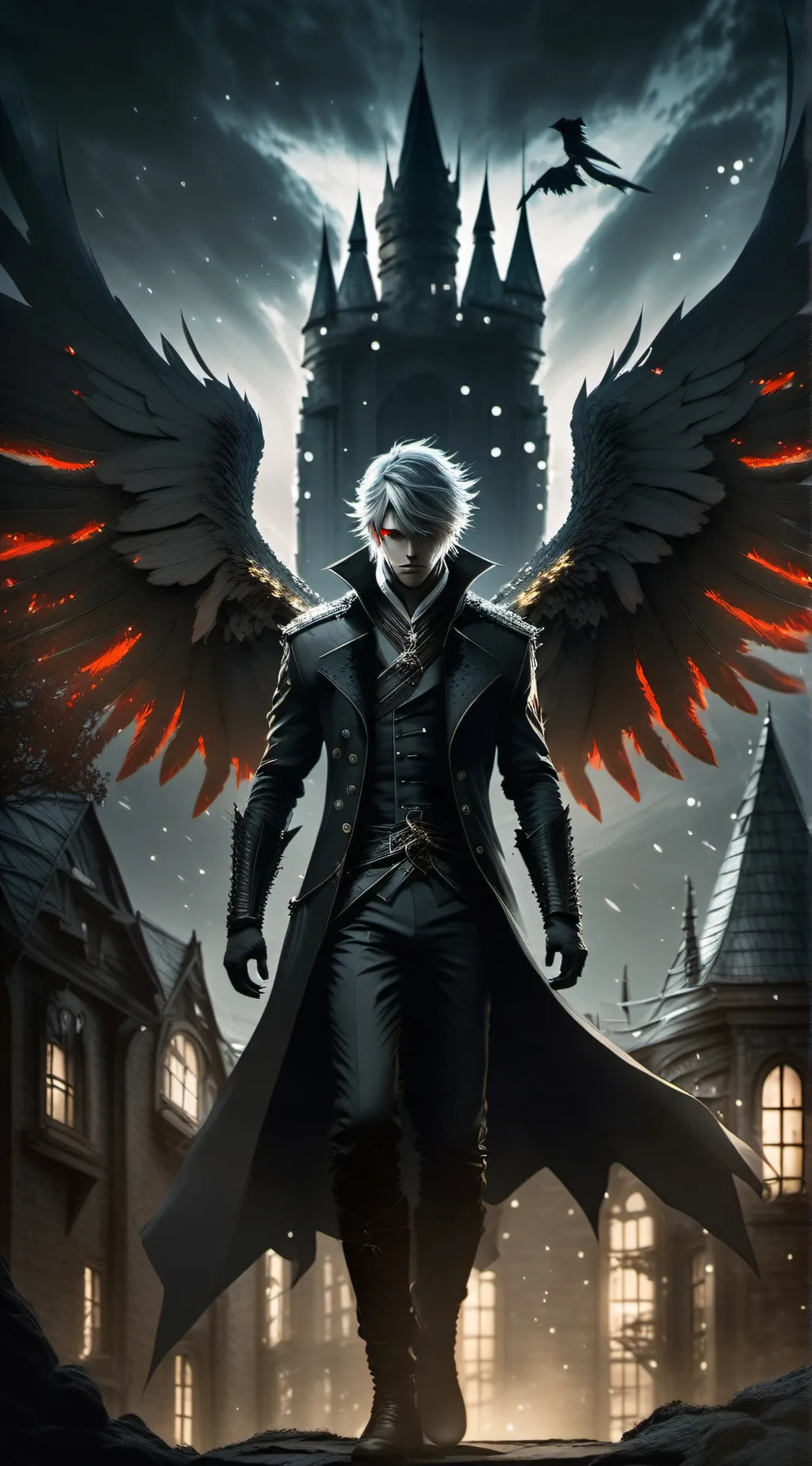 ai character: Keir  background