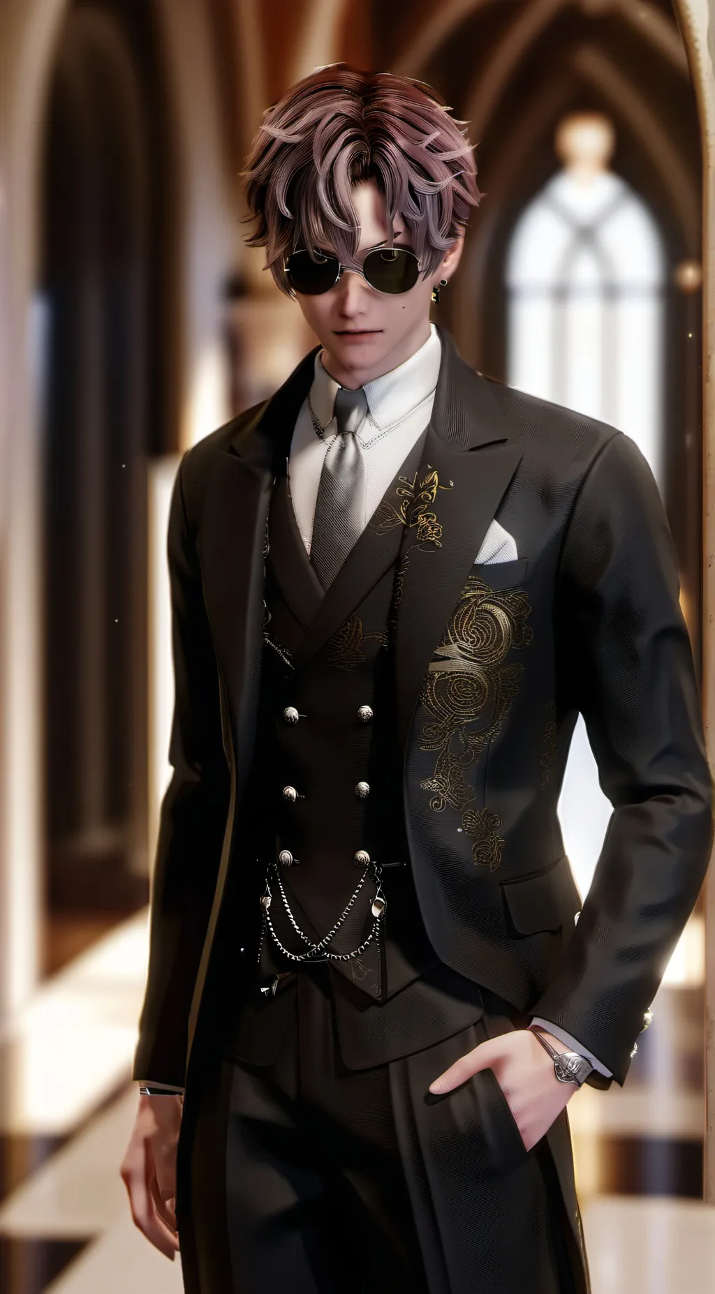 ai character: Max background