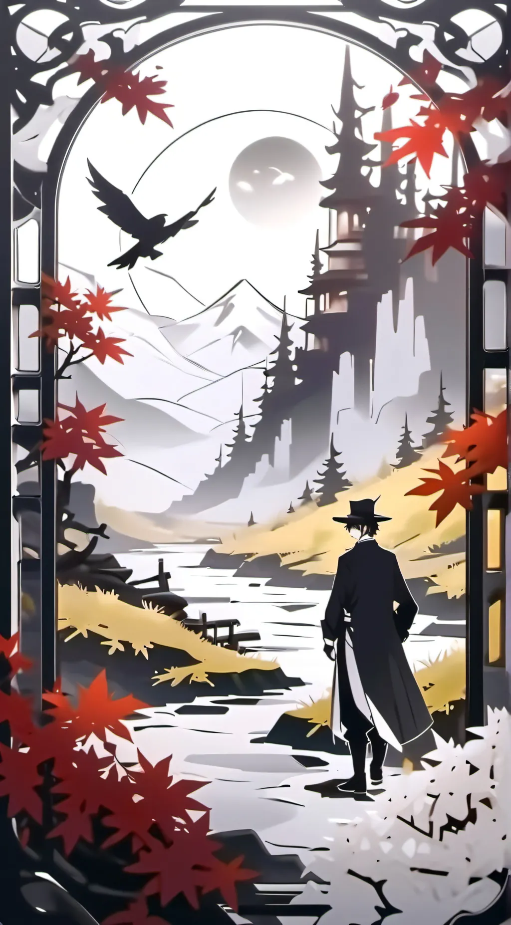 ai character: Dazai Osamu background