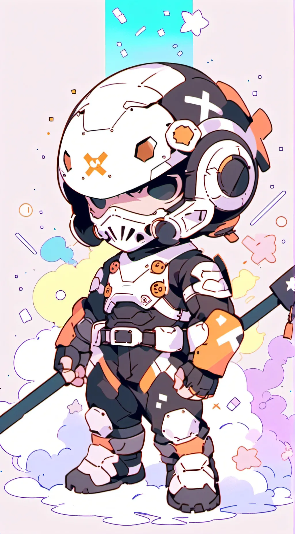 ai character: Commander  background