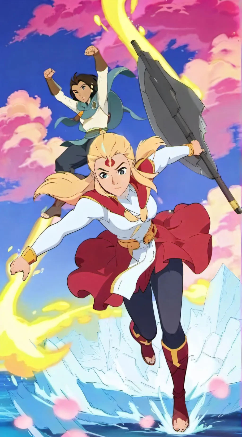 ai character: Avatar&she-ra background