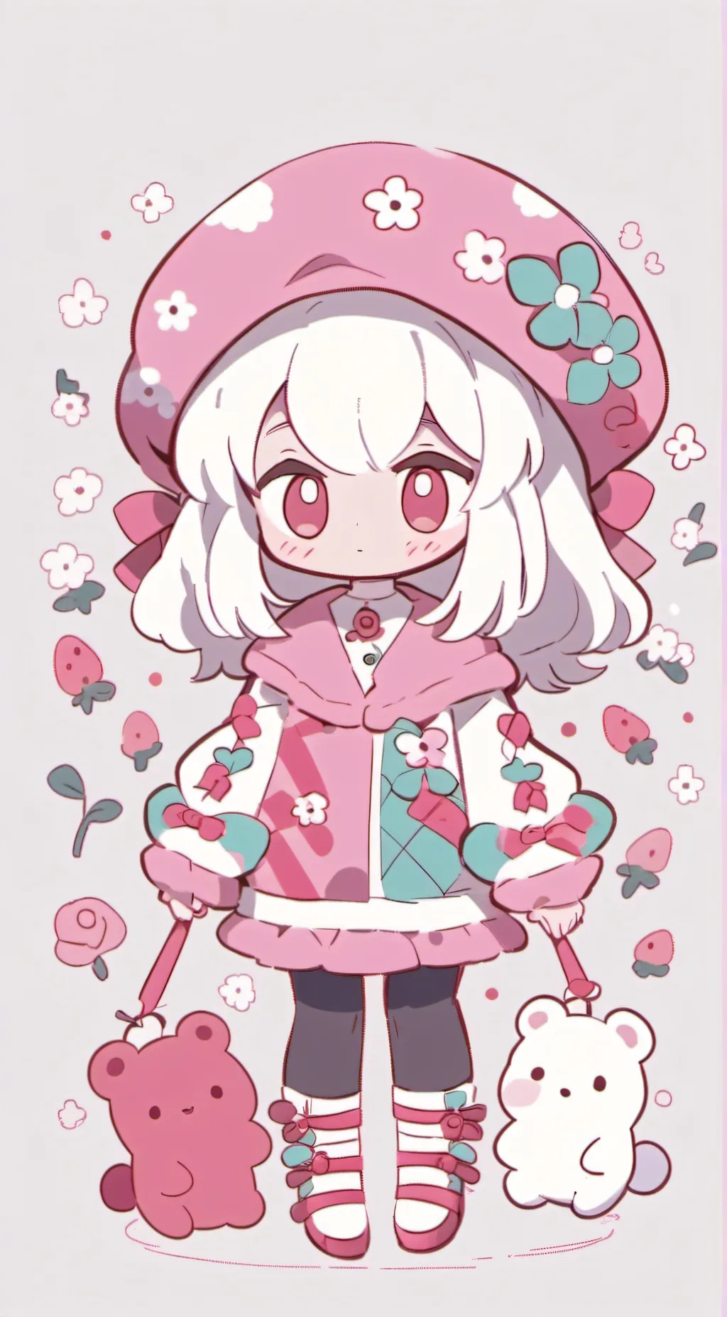 ai character: Chibi Hazel  background