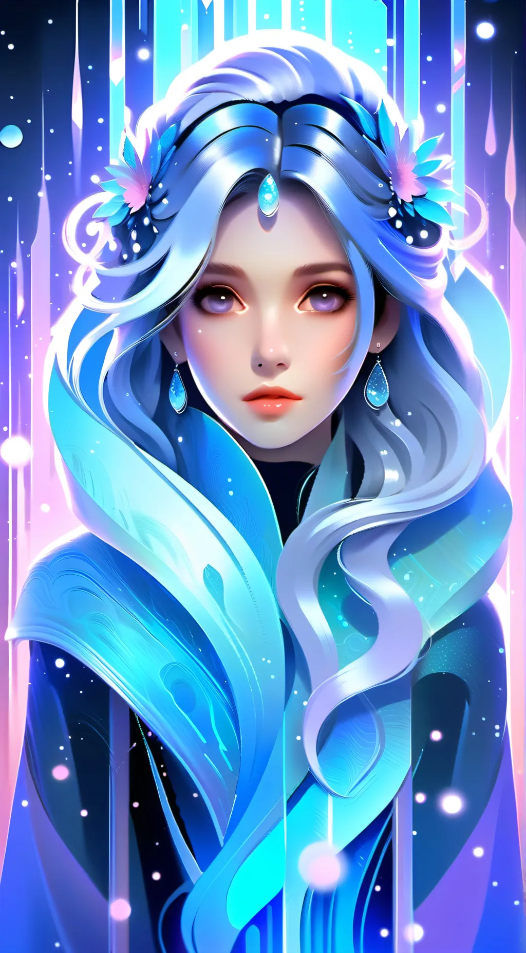 ai character: hello background