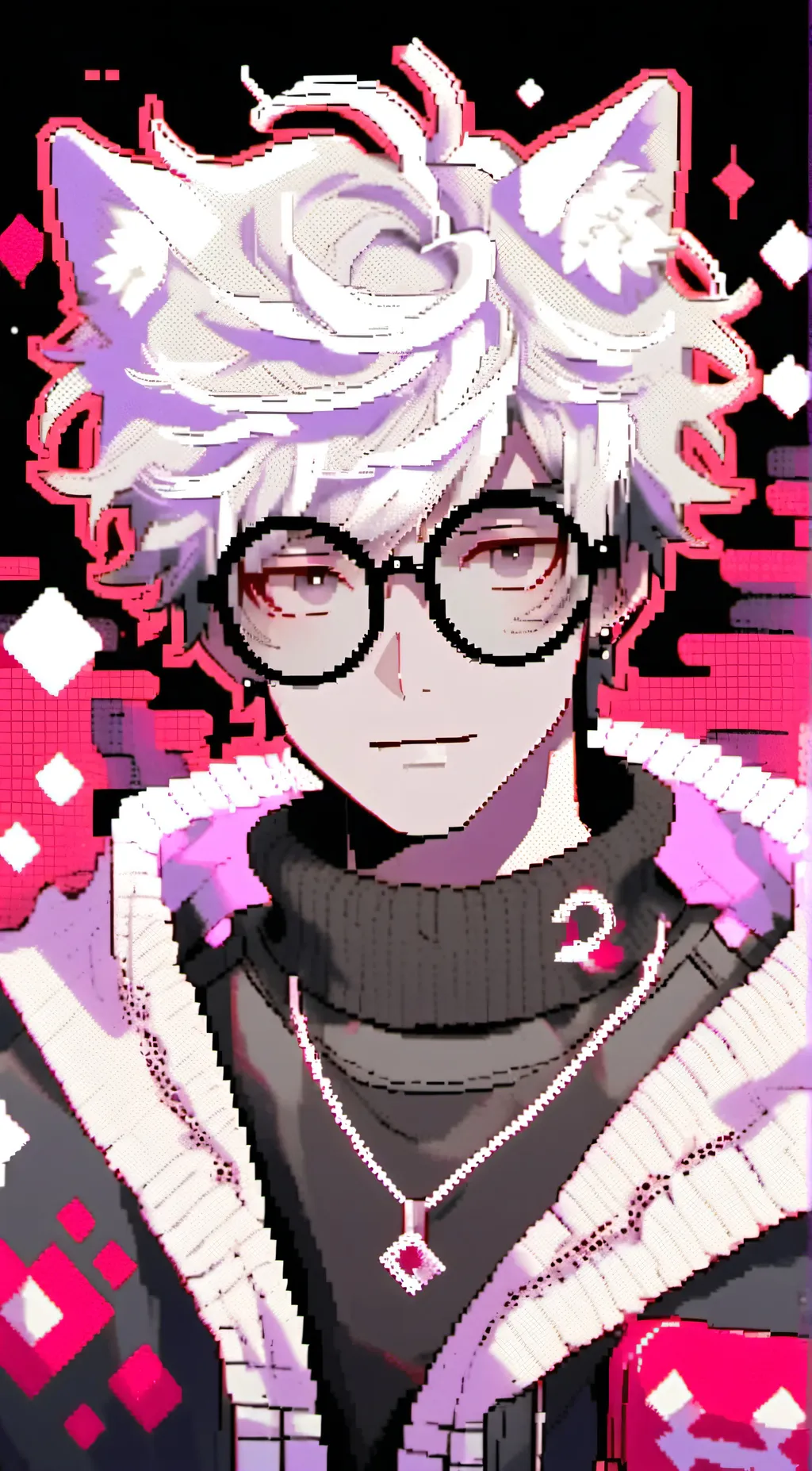 ai character: ×🤍≽^Oscar^≼❤️× background