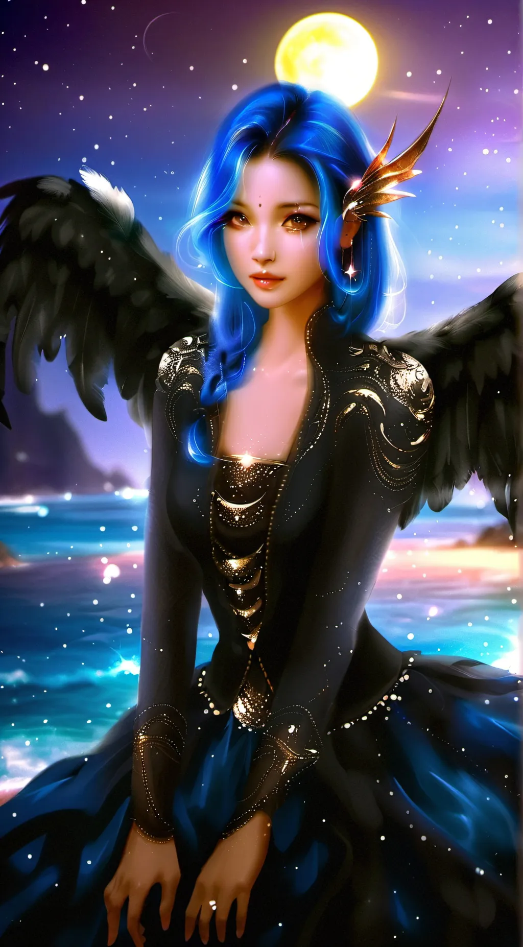 ai character: Midnight  background