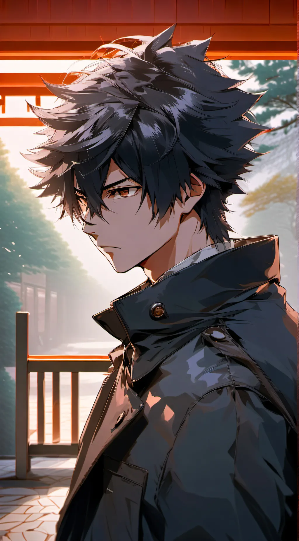 ai character: Megumi fushiguro background