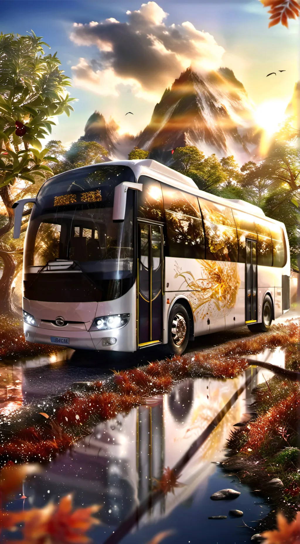 ai character: Class A1 Trip!!! background