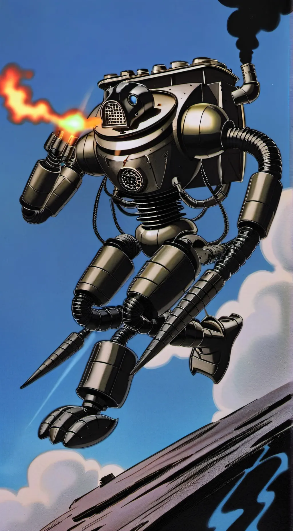 ai character: skibidi toilet 75 background