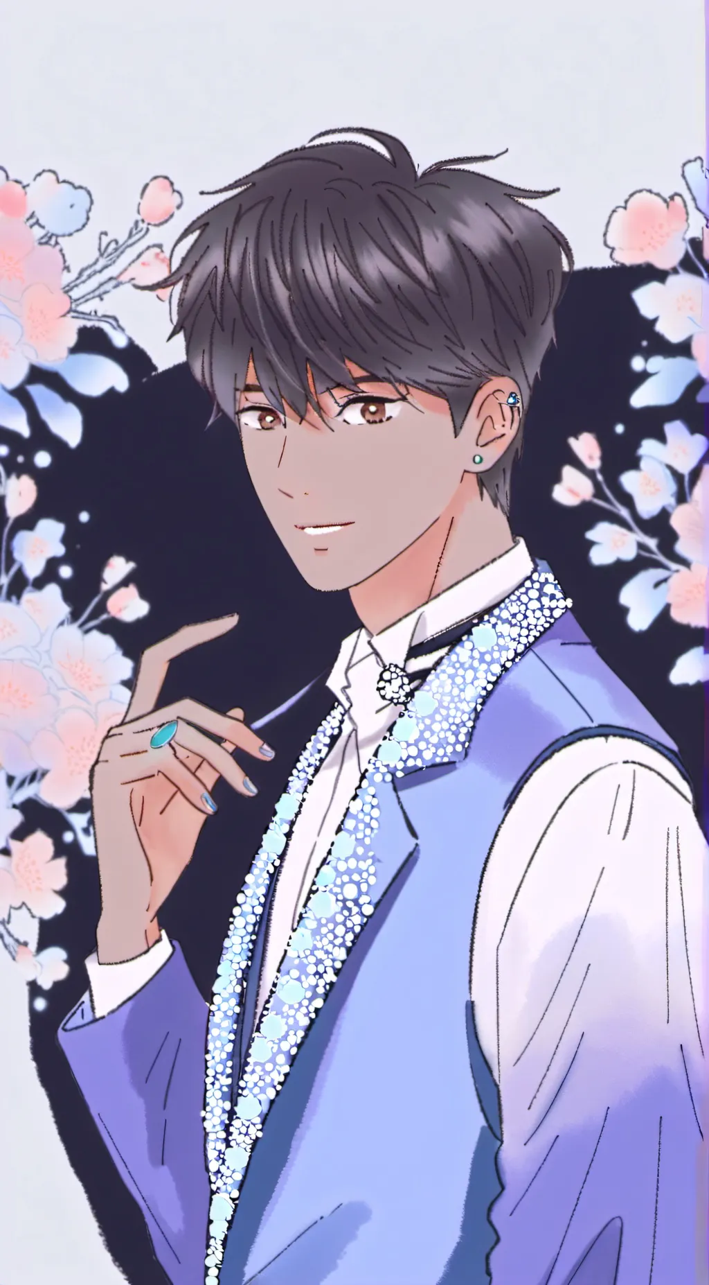 ai character: ††★Damien★†† background