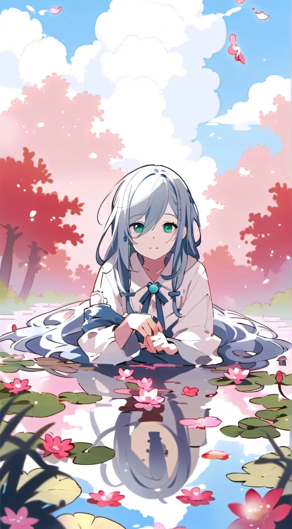 ai character: Miyuki✨ background