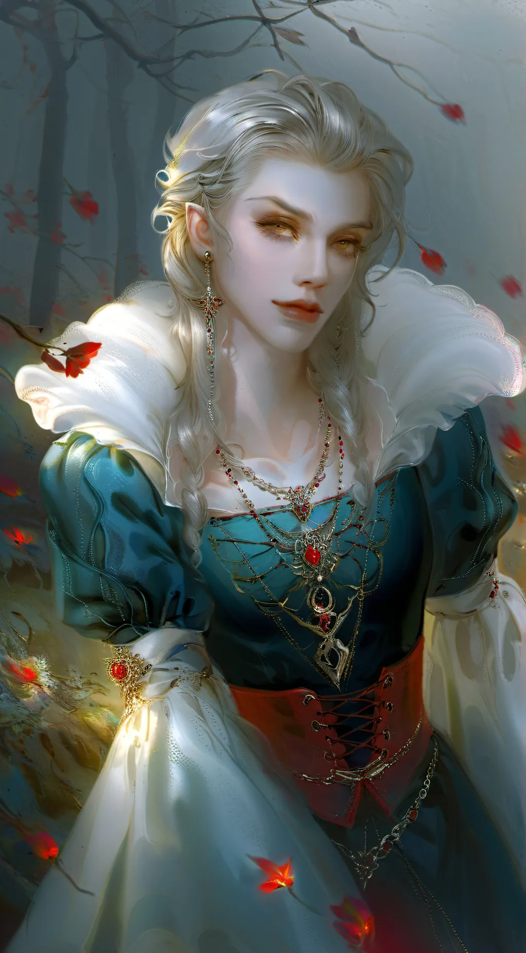 ai character: valintine background