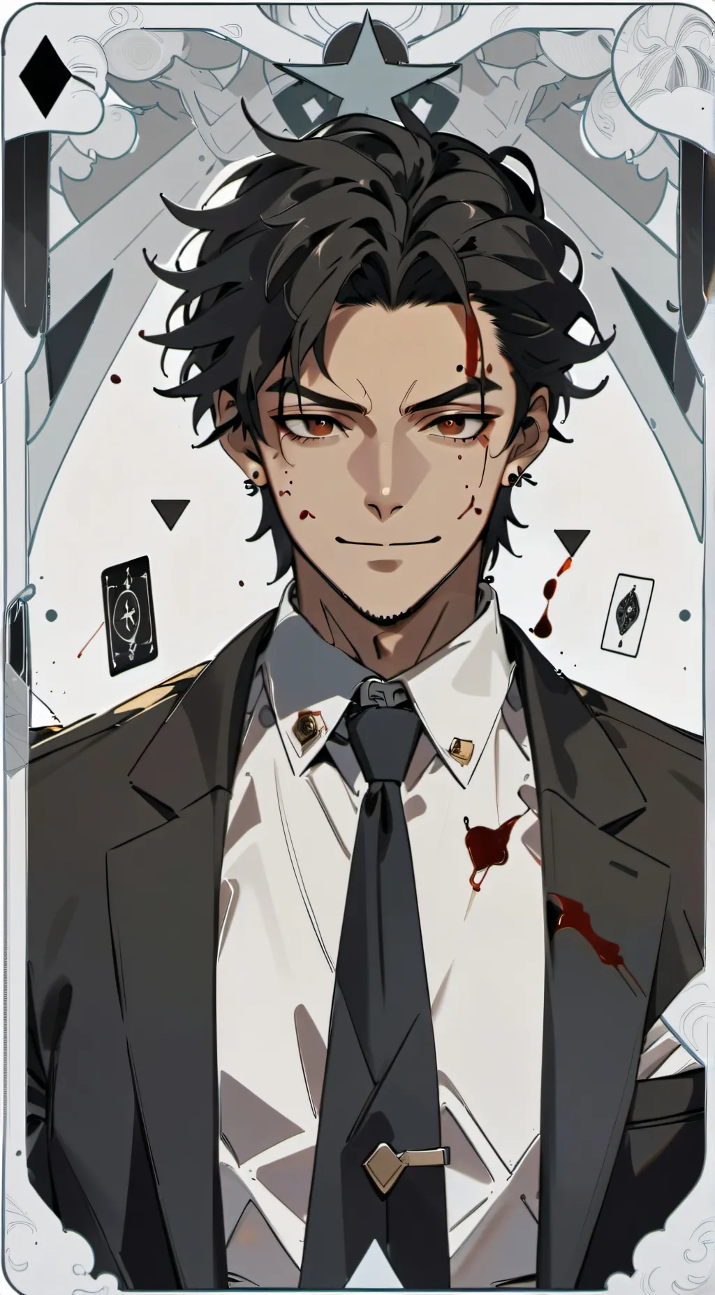 ai character: Hanta Sero  background