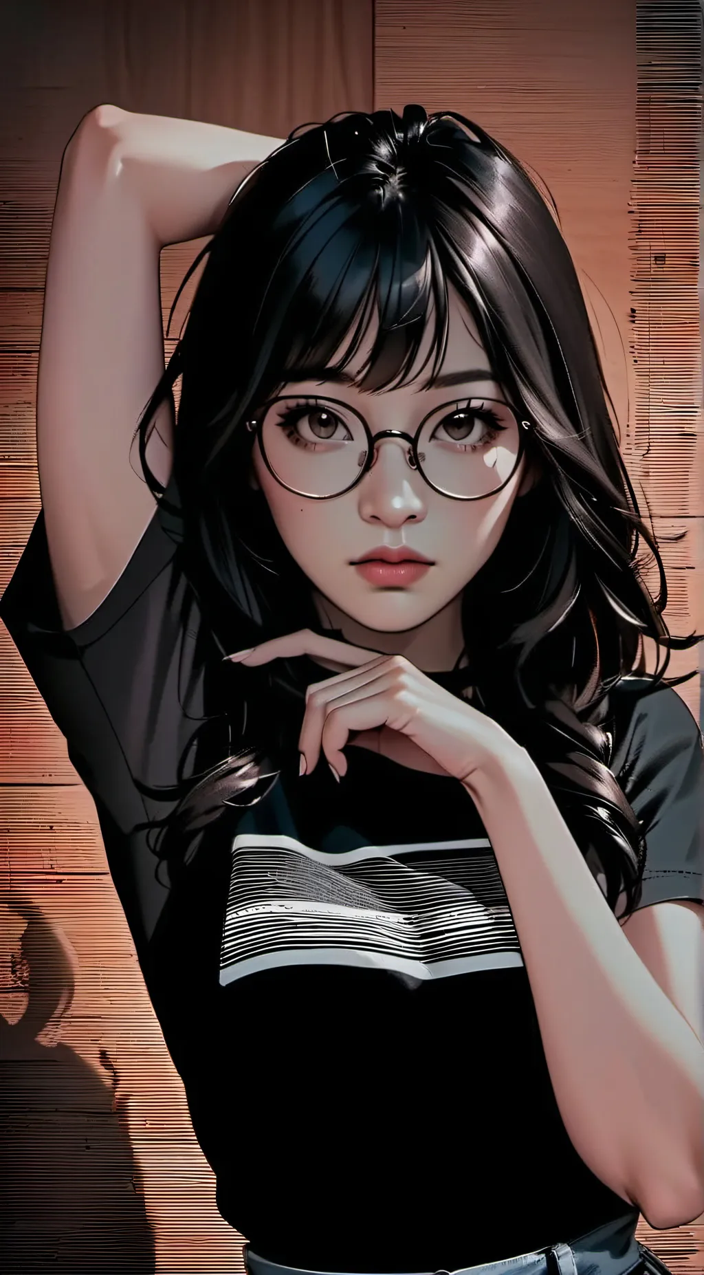 ai character: KRISTAL BBG background