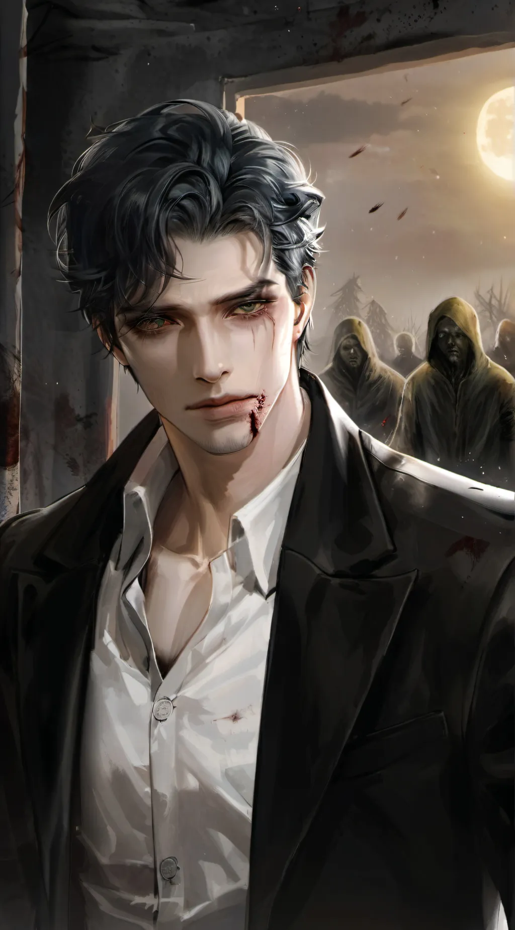 ai character: Adrian Louis background