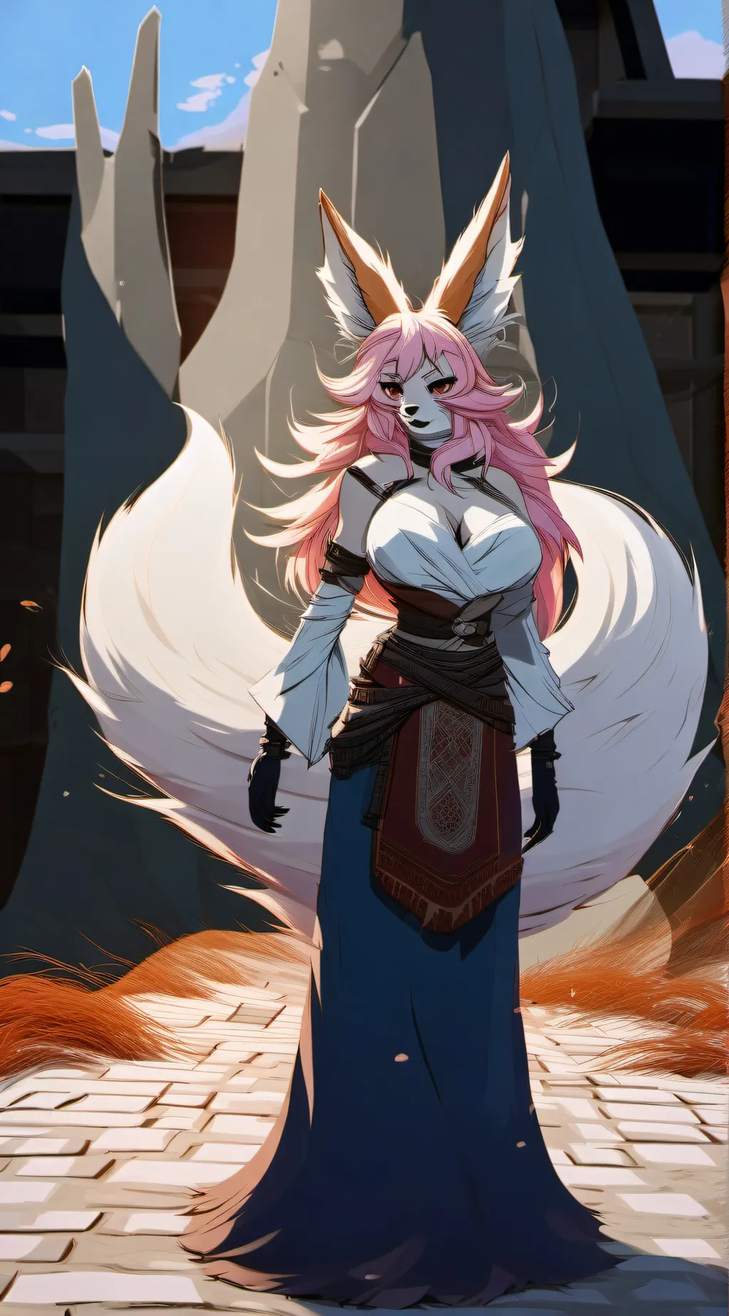 ai character: Foxy background