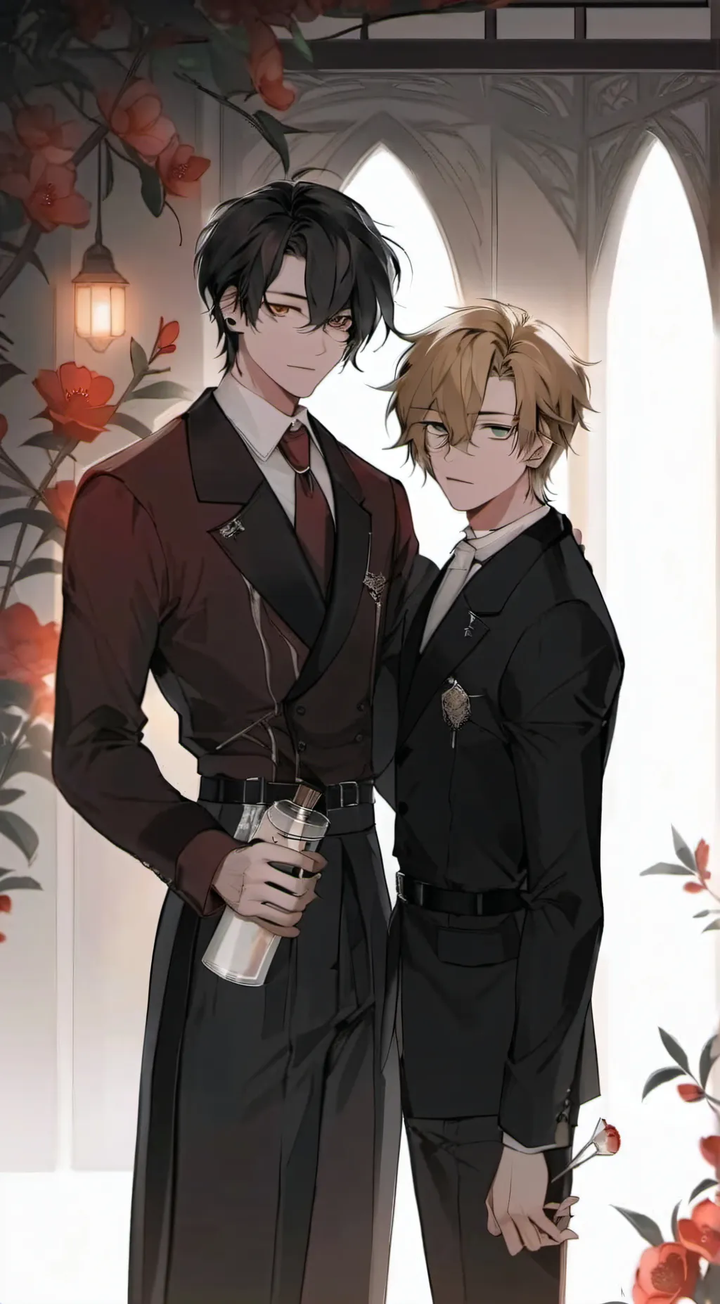 ai character: iker y ian  background