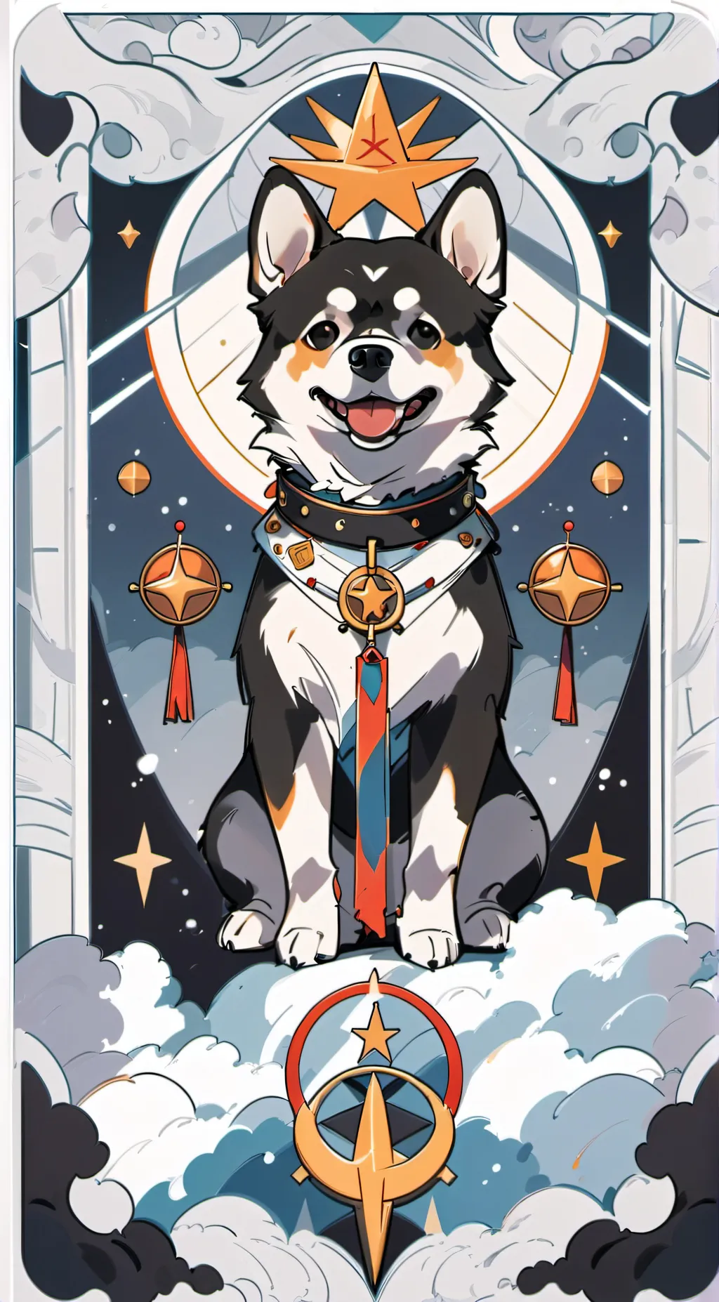 ai character: dogday vøřə background