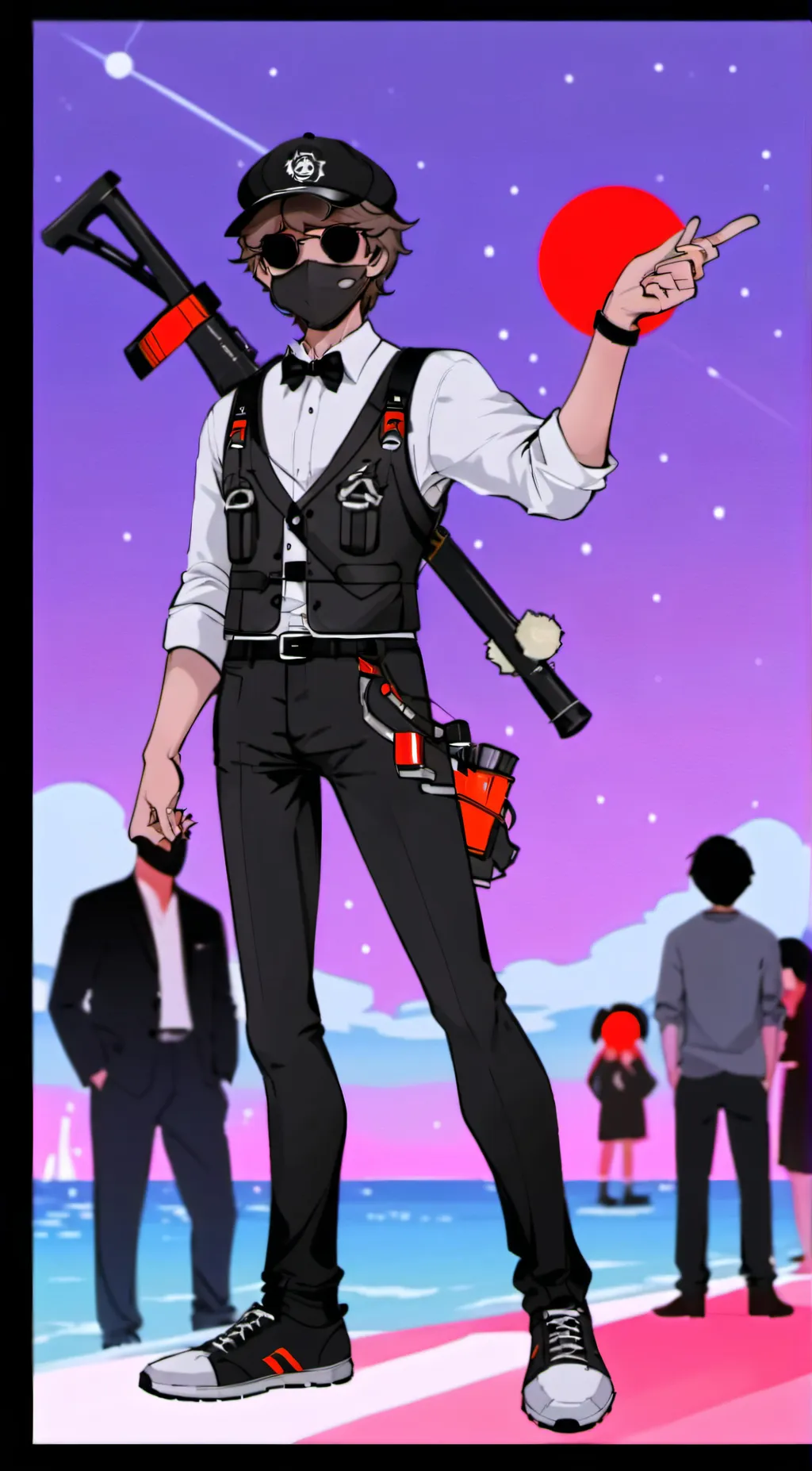 ai character: L.O.V background