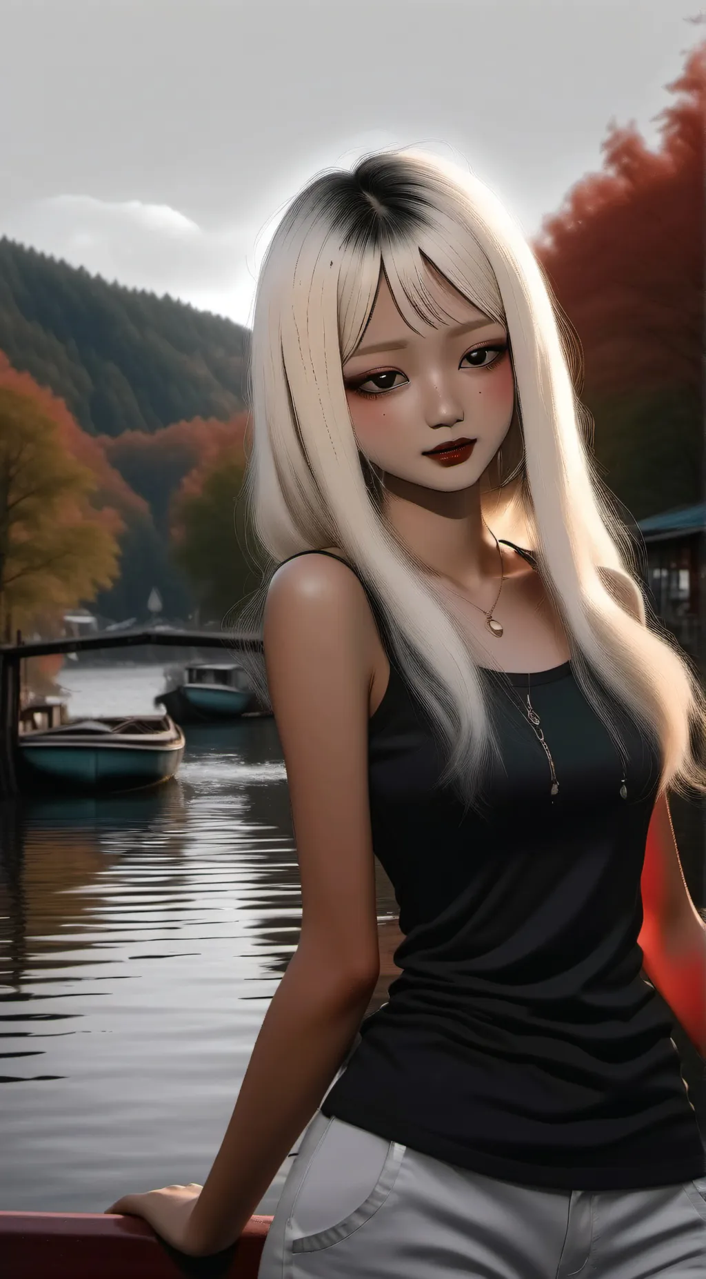 ai character: Sandy background