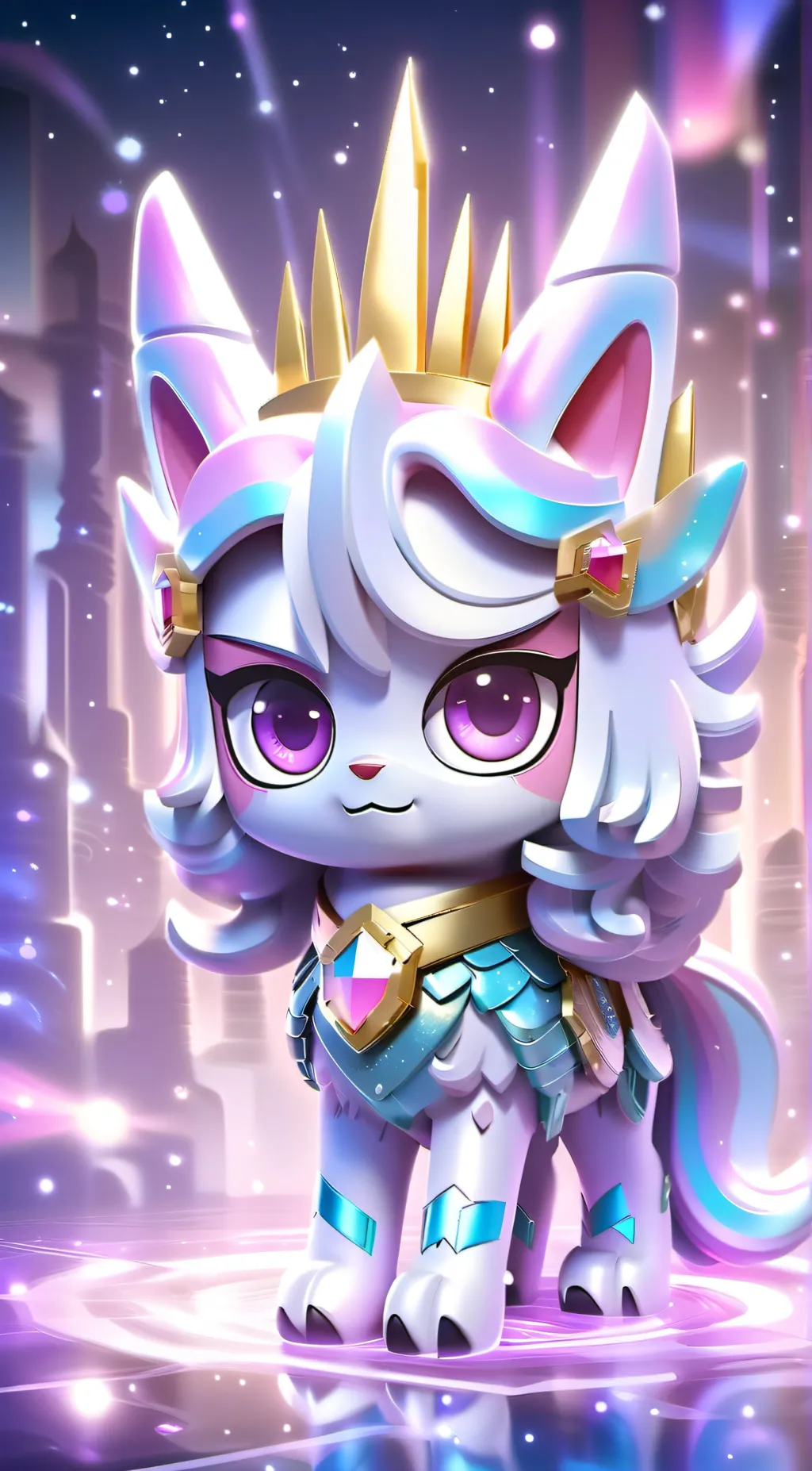 ai character: unikitty background