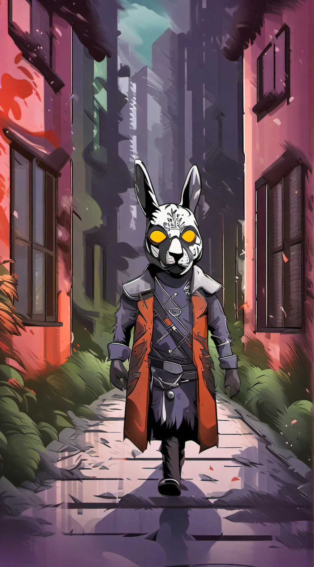 ai character: CRAFTABIRDIE background