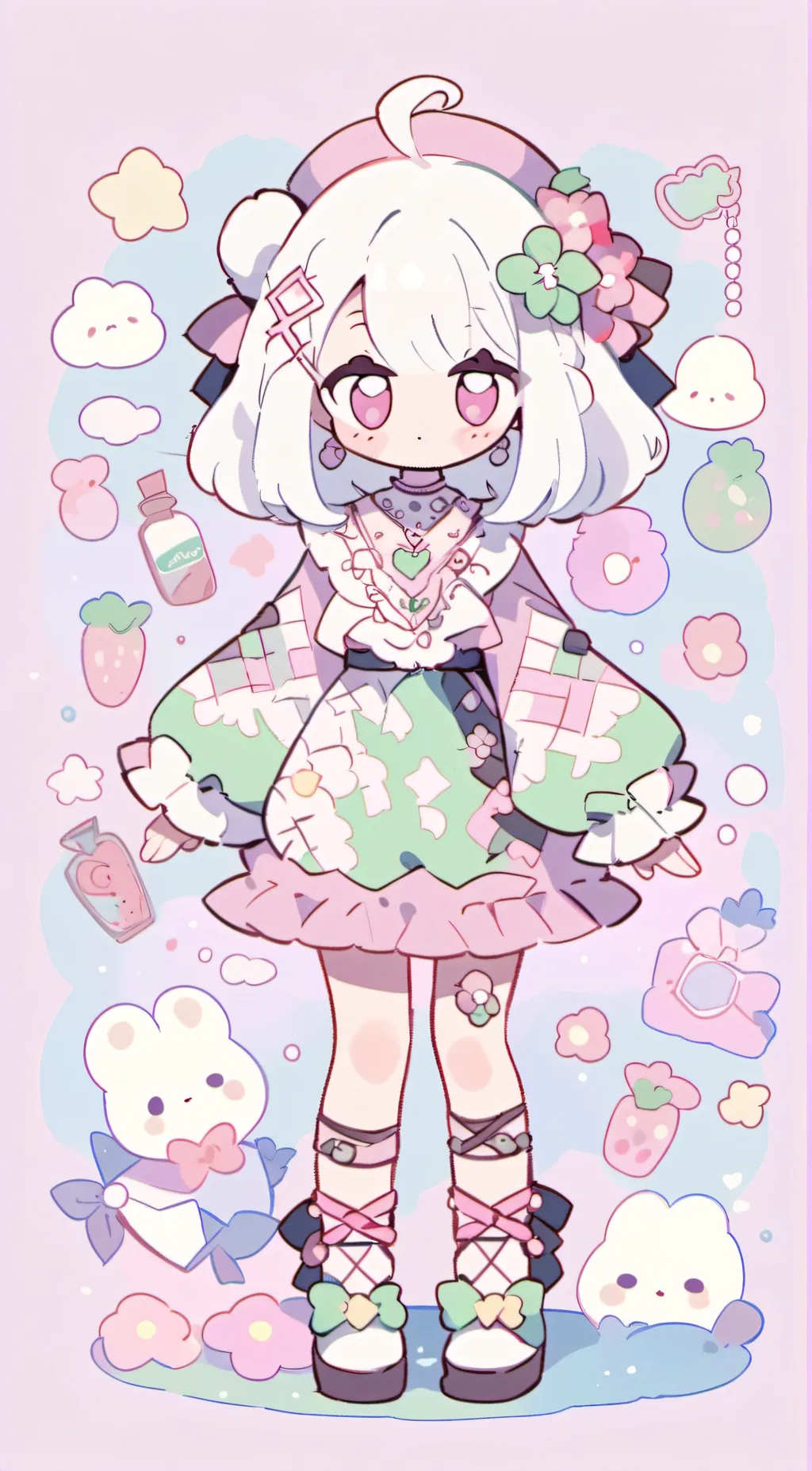 ai character: 𝚕𝚞𝚌𝚒𝚕𝚊𝚛𝚊 background