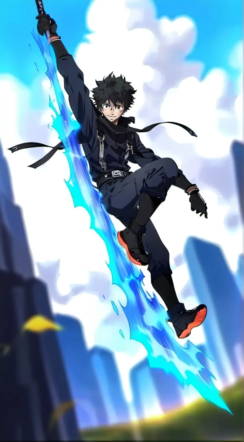 ai character: Dabi’s sibling  background