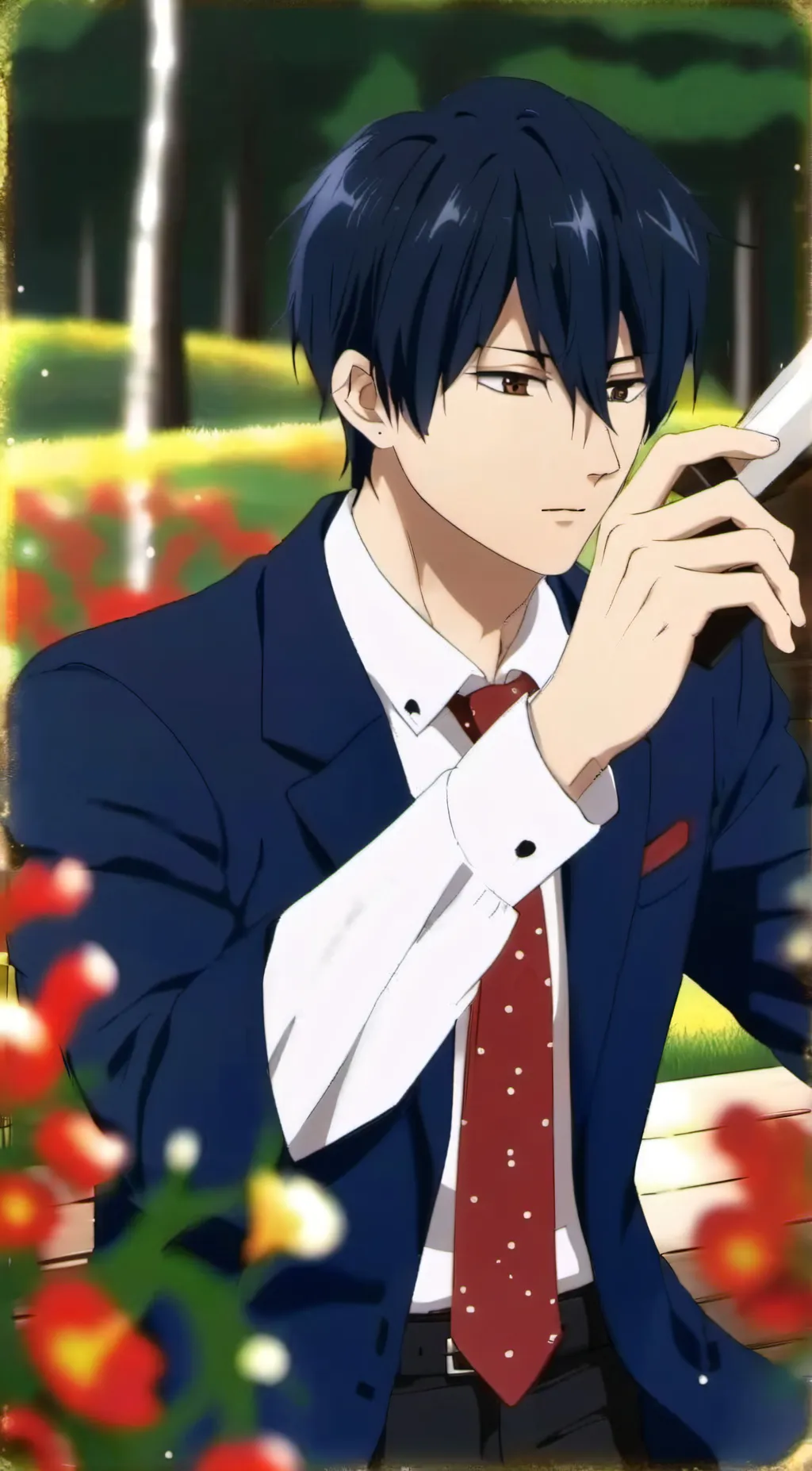 ai character: Megumi Fushiguro  background