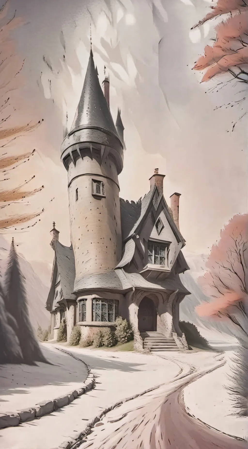 ai character: hogwart sad story background