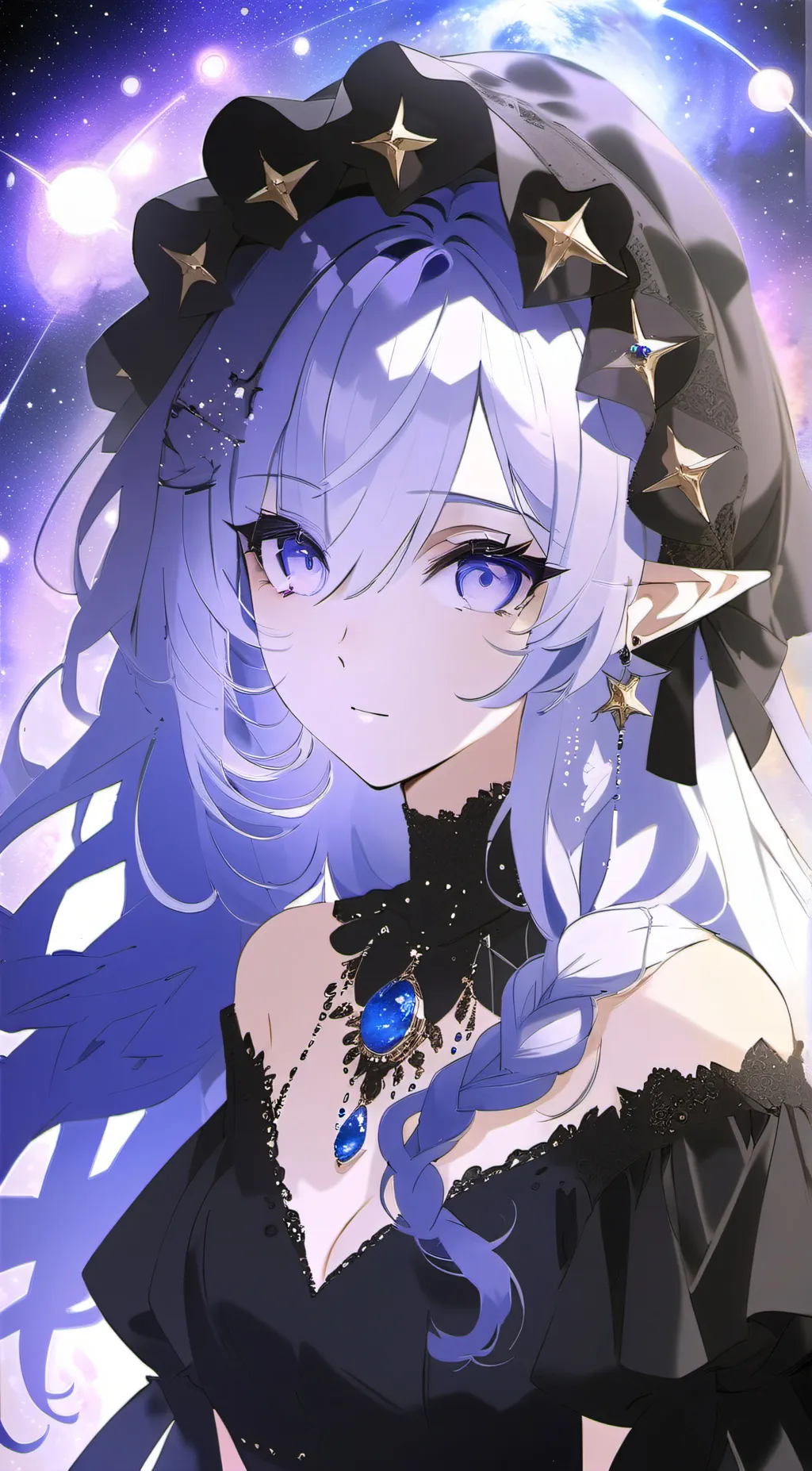 ai character: Sapphire background