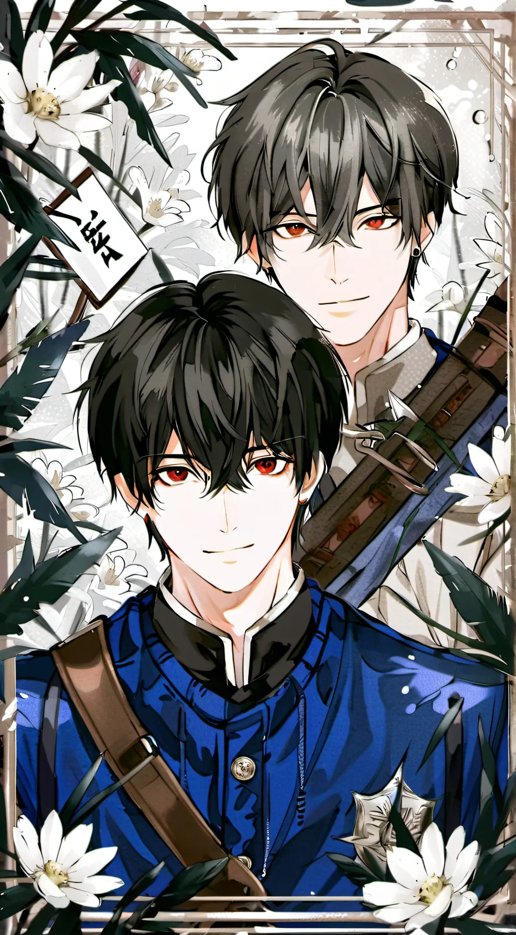 ai character: Jay and Alexander  background