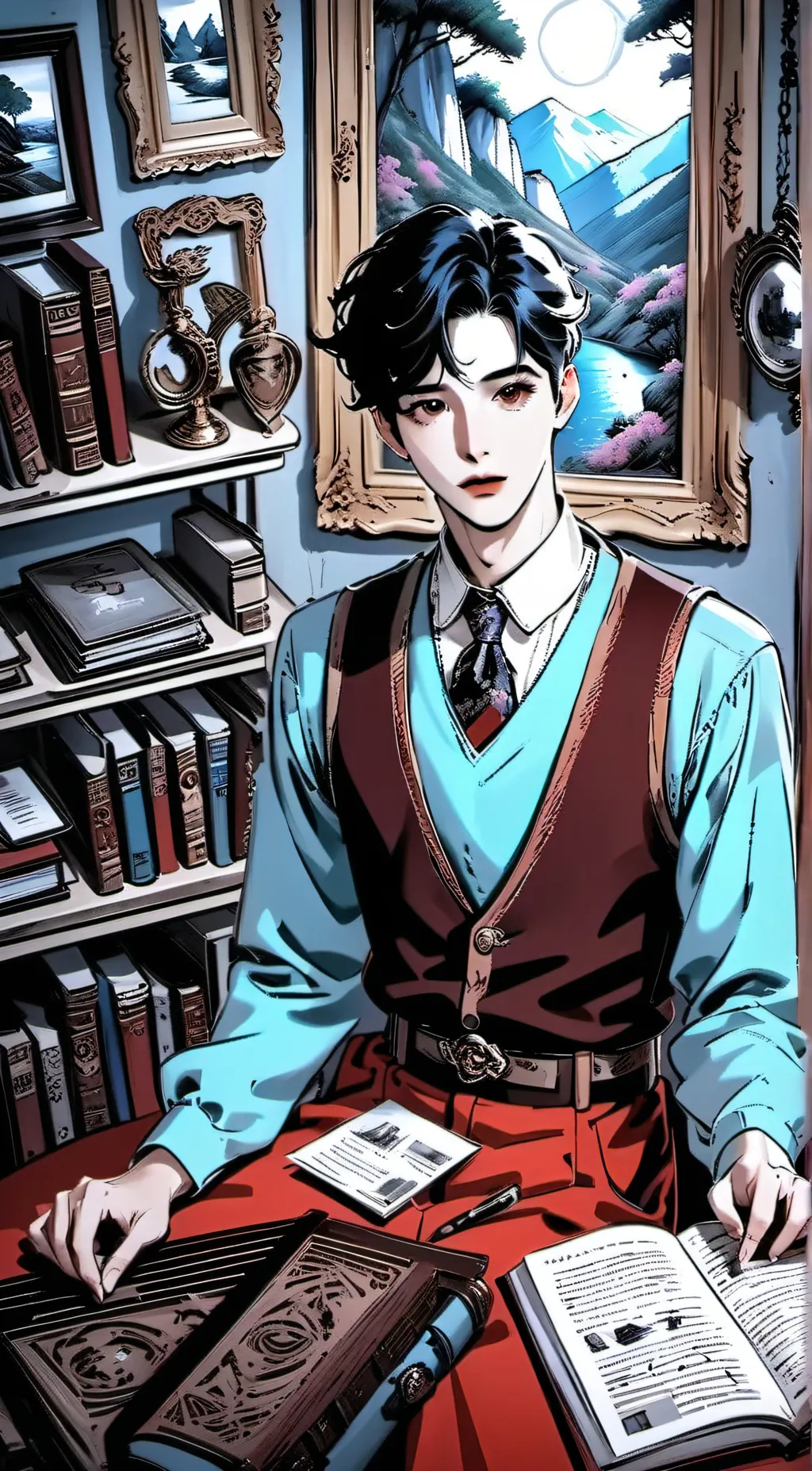 ai character: escuela URT background