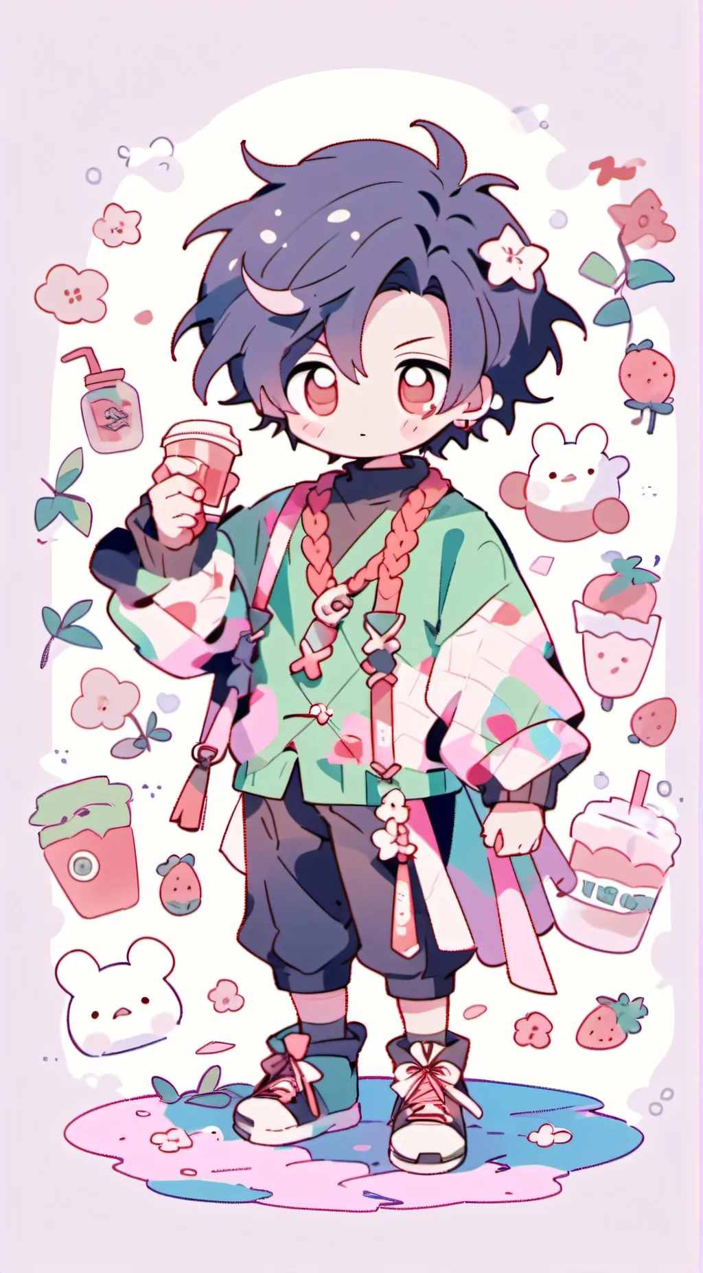 ai character: kian background