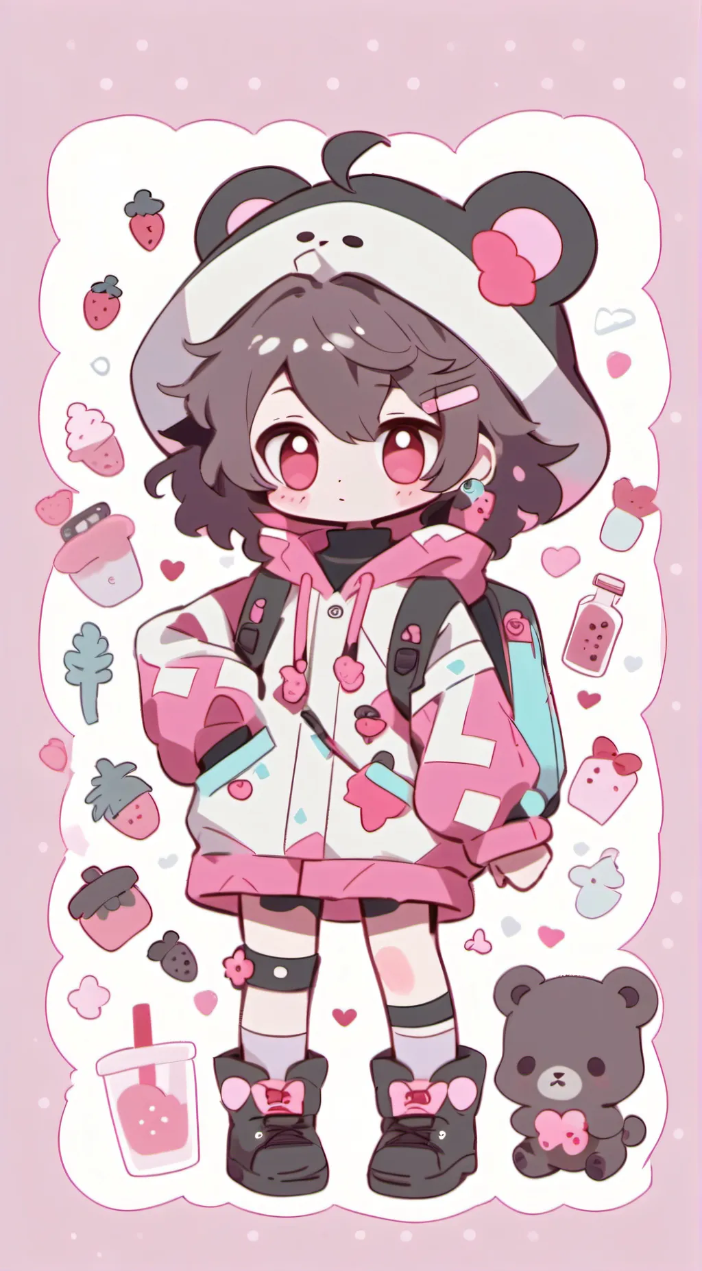 ai character: ♡Mary♥︎☺︎ background