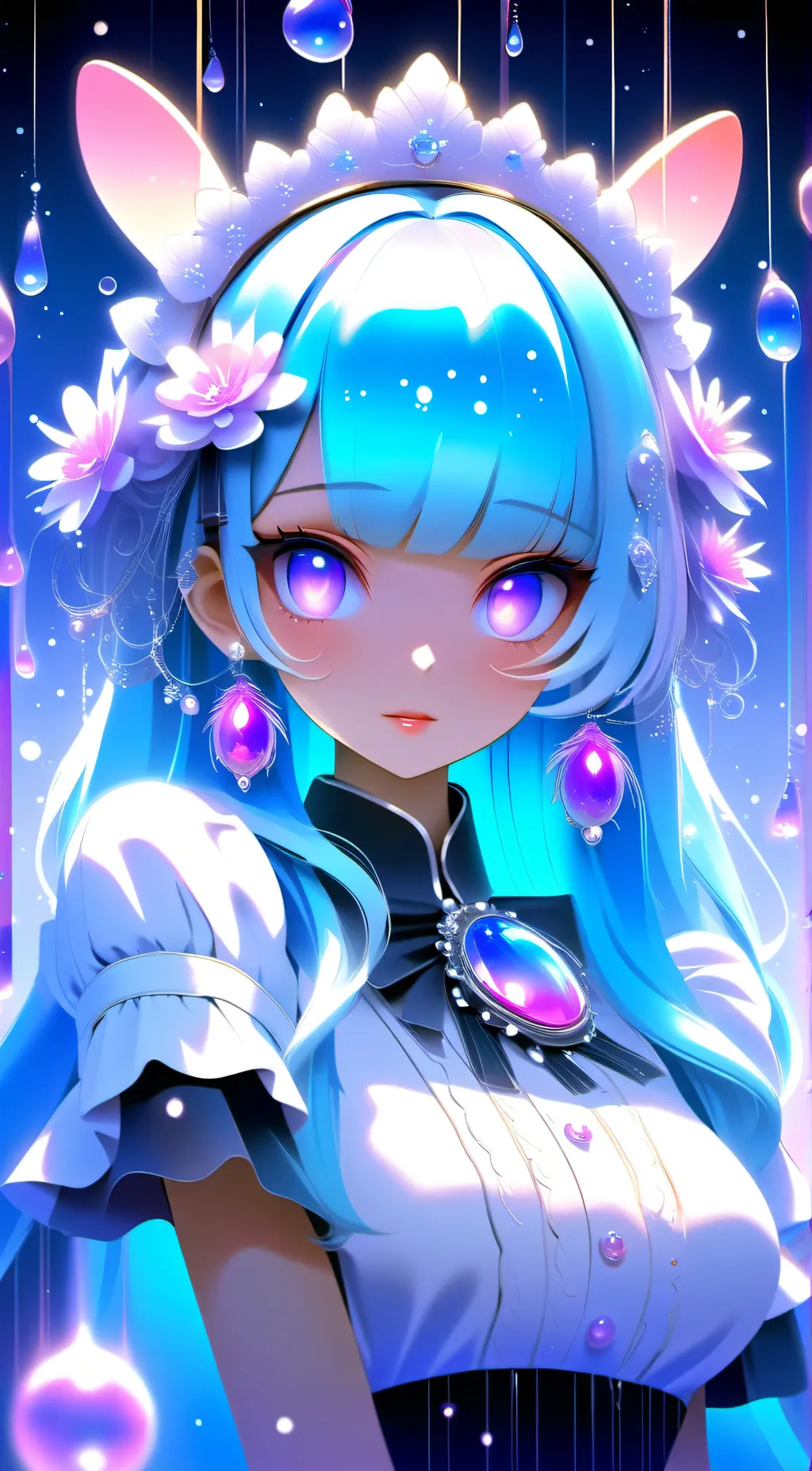 ai character: Gem background
