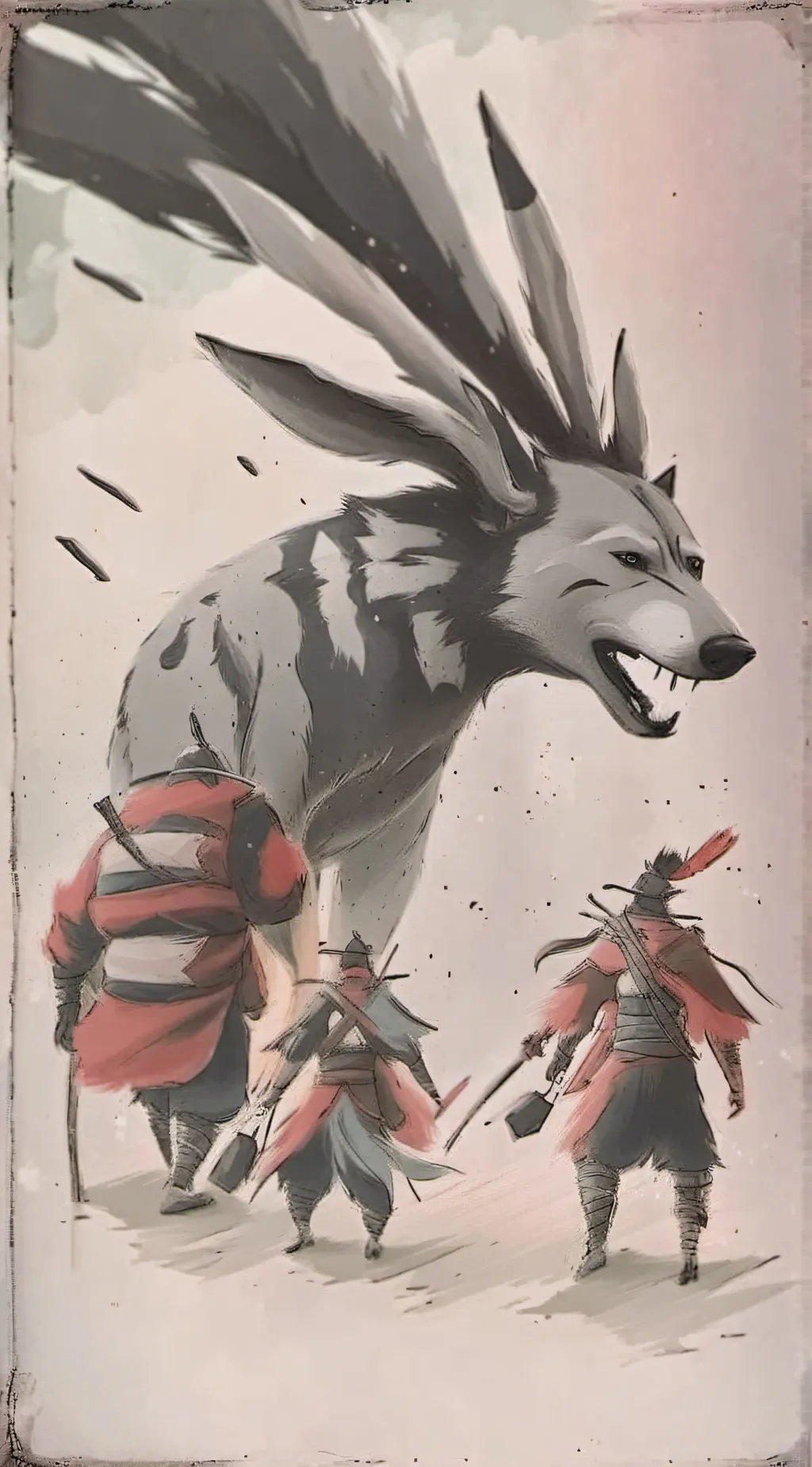 ai character: Posionapple/ANGST. background