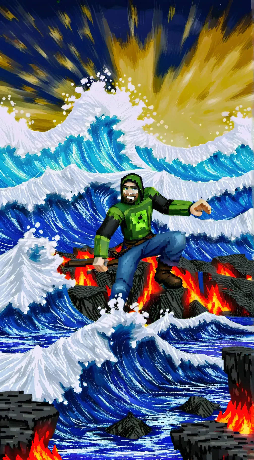 ai character: TBNRFRAGS background