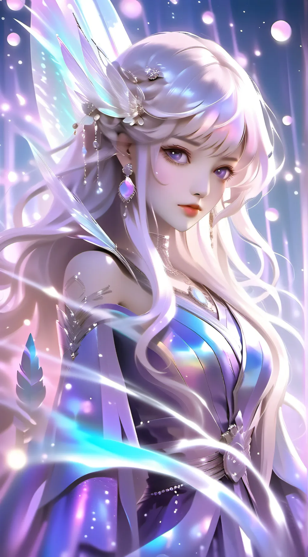 ai character: luna background