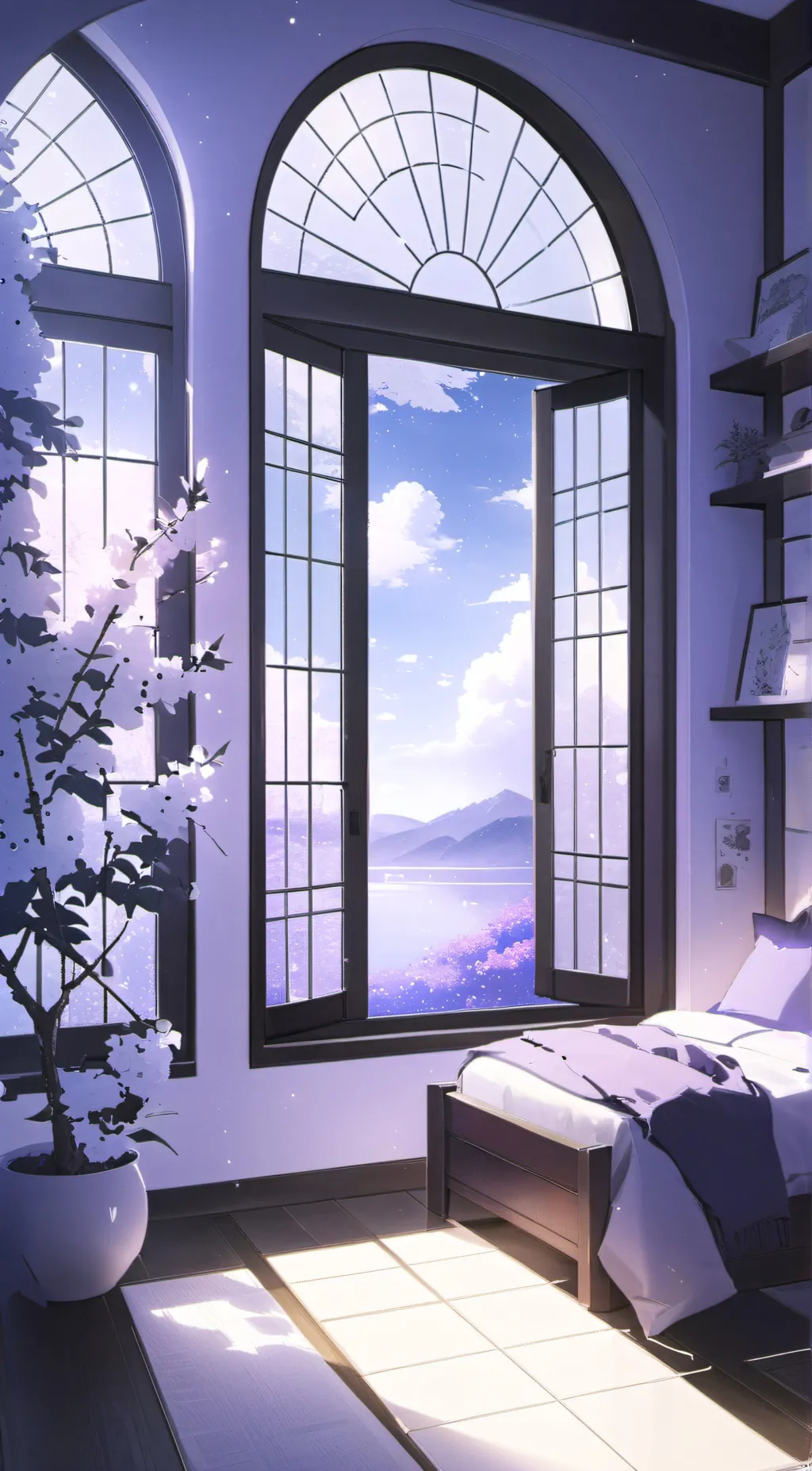 ai character: the apartment  background