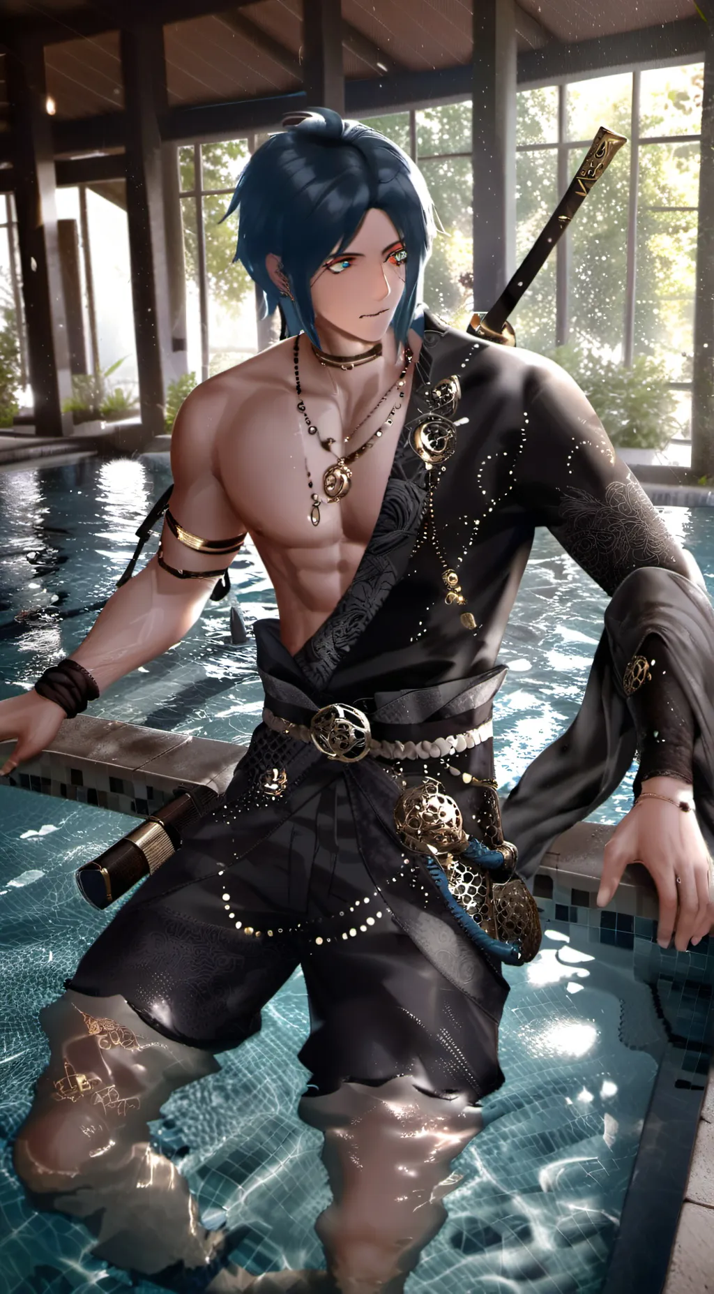 ai character: lee  background