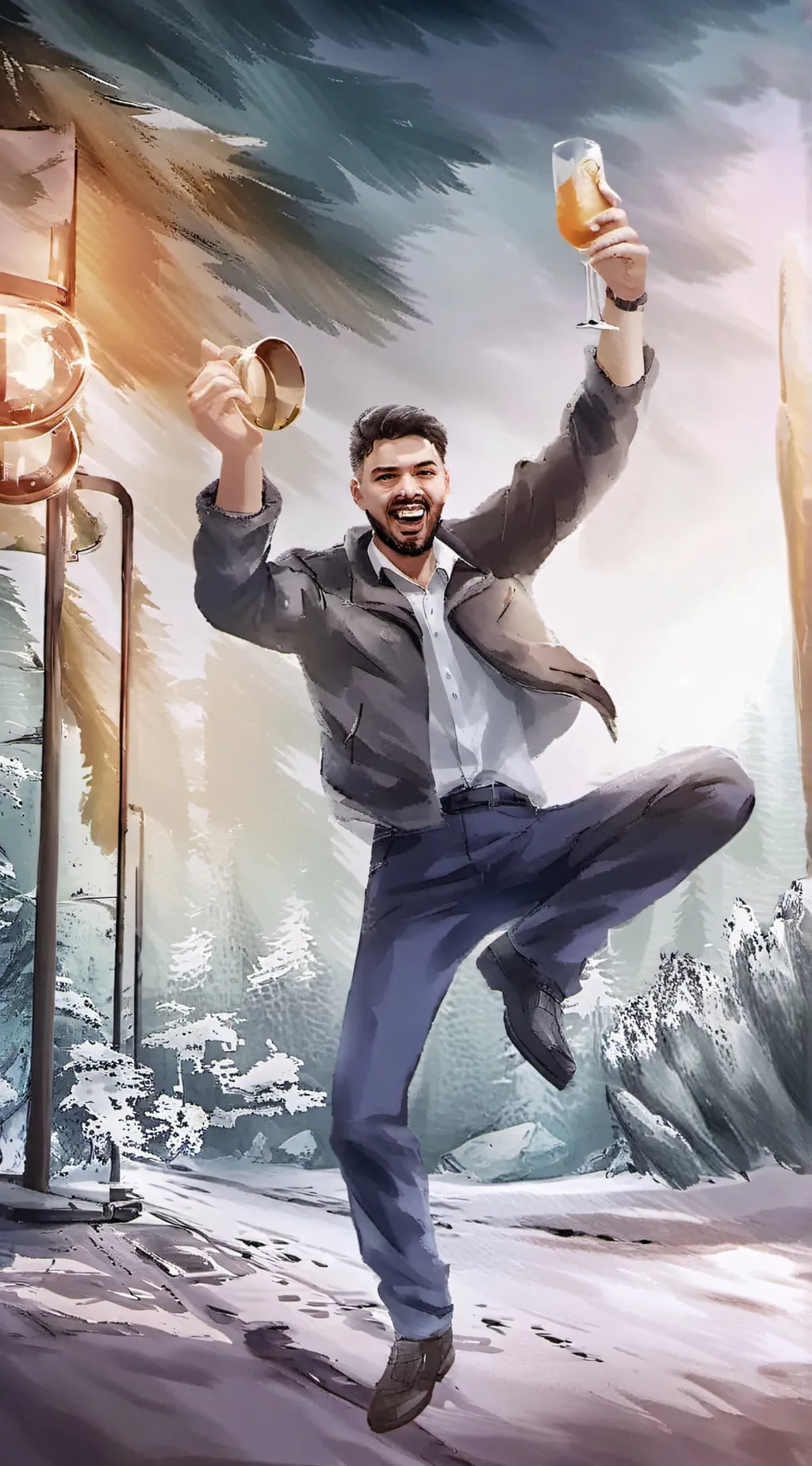 ai character: Mark background