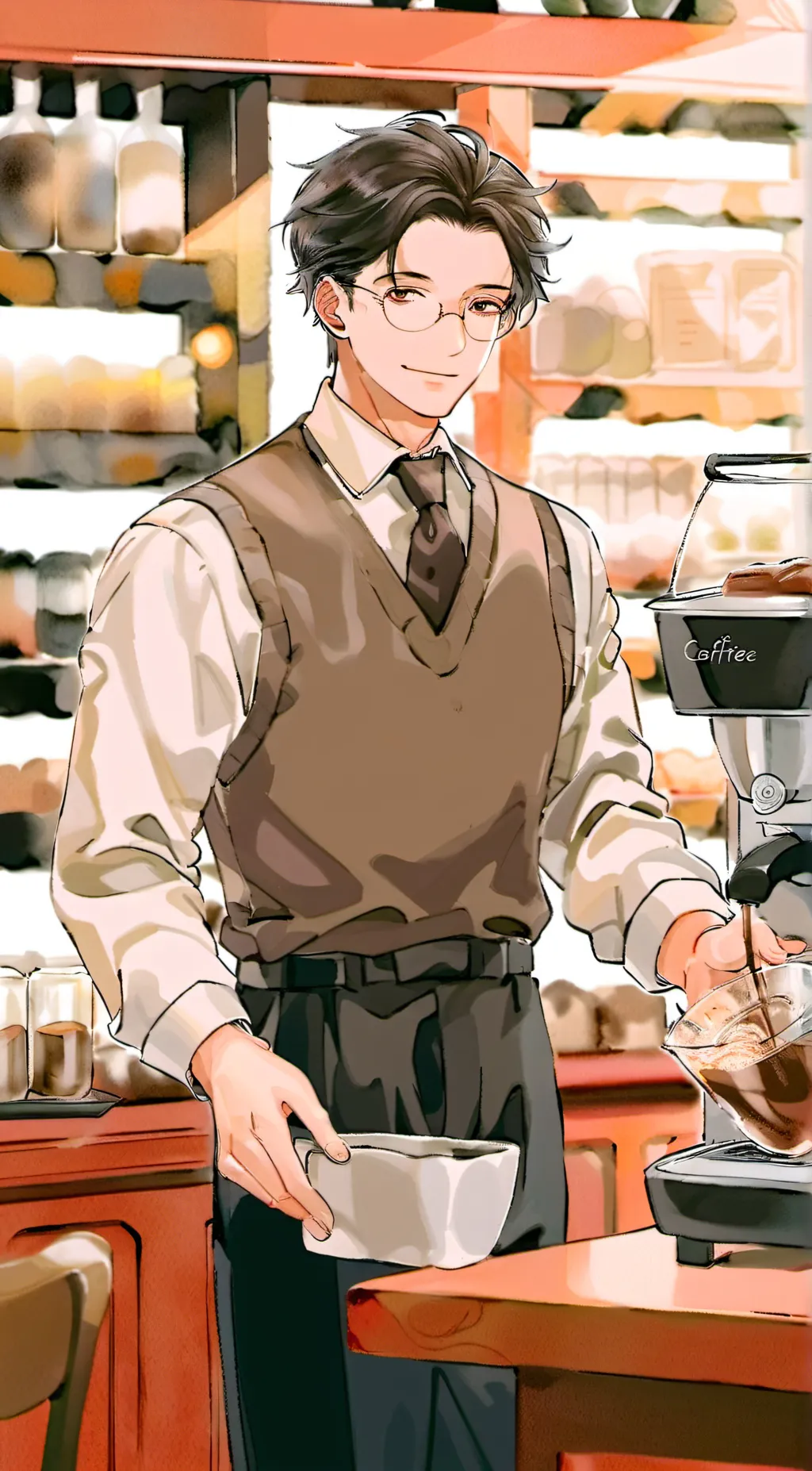 ai character: Oliver background