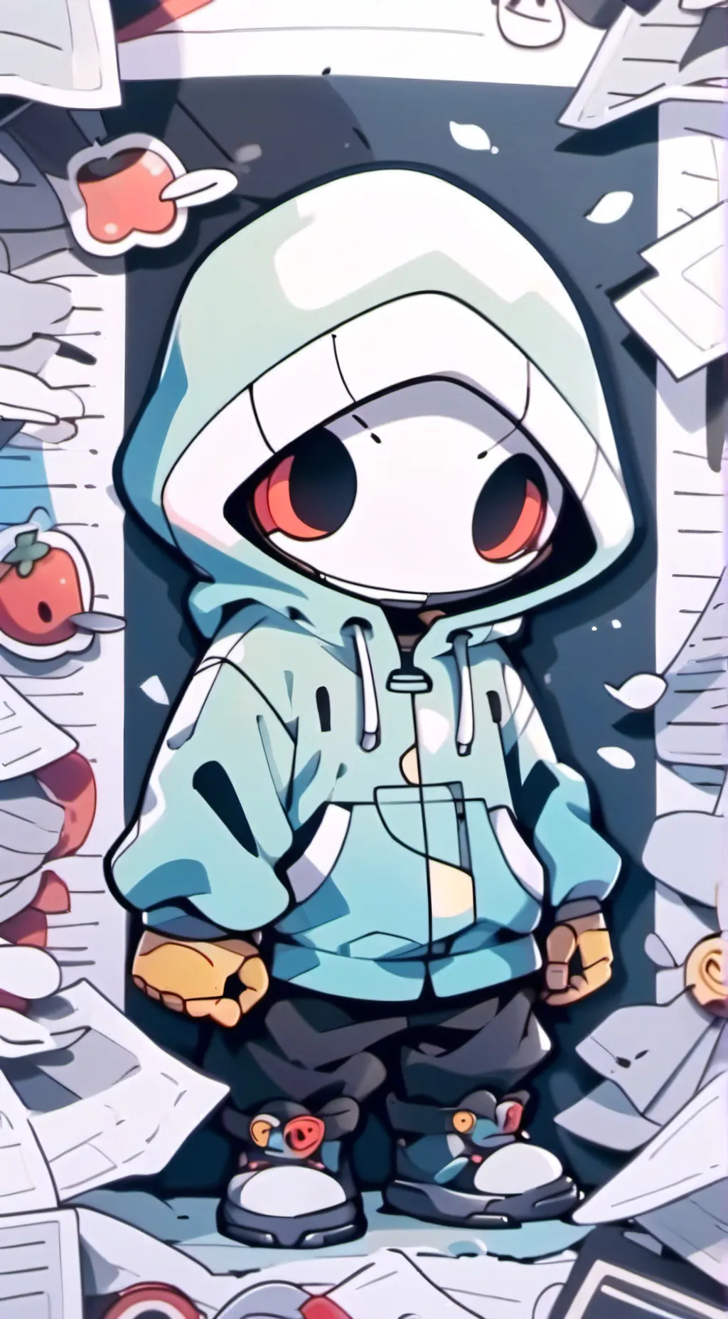 ai character: Shy Guy (John) background