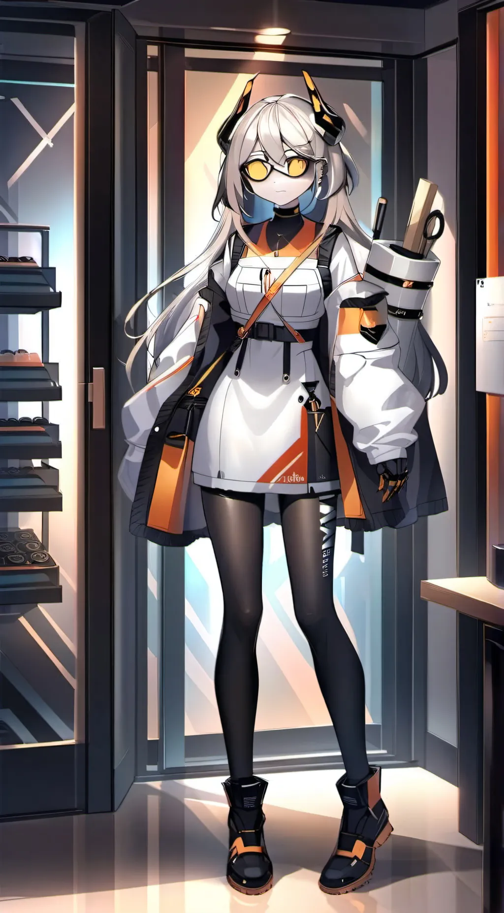 ai character: V and friends  background