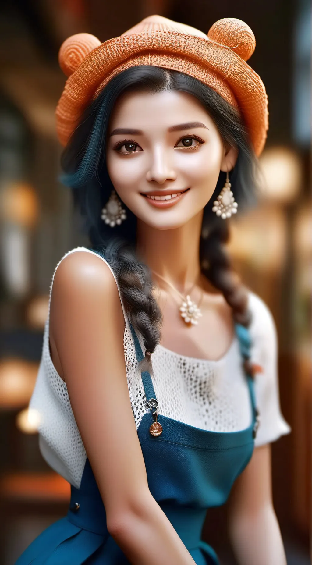 ai character: Natalie  background