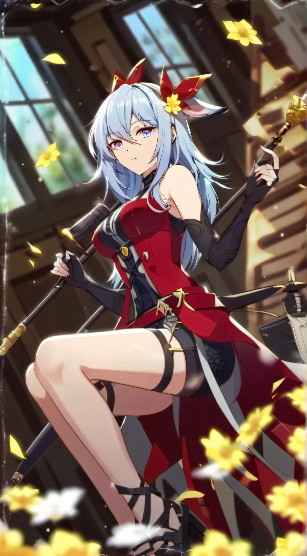 ai character: Luna background